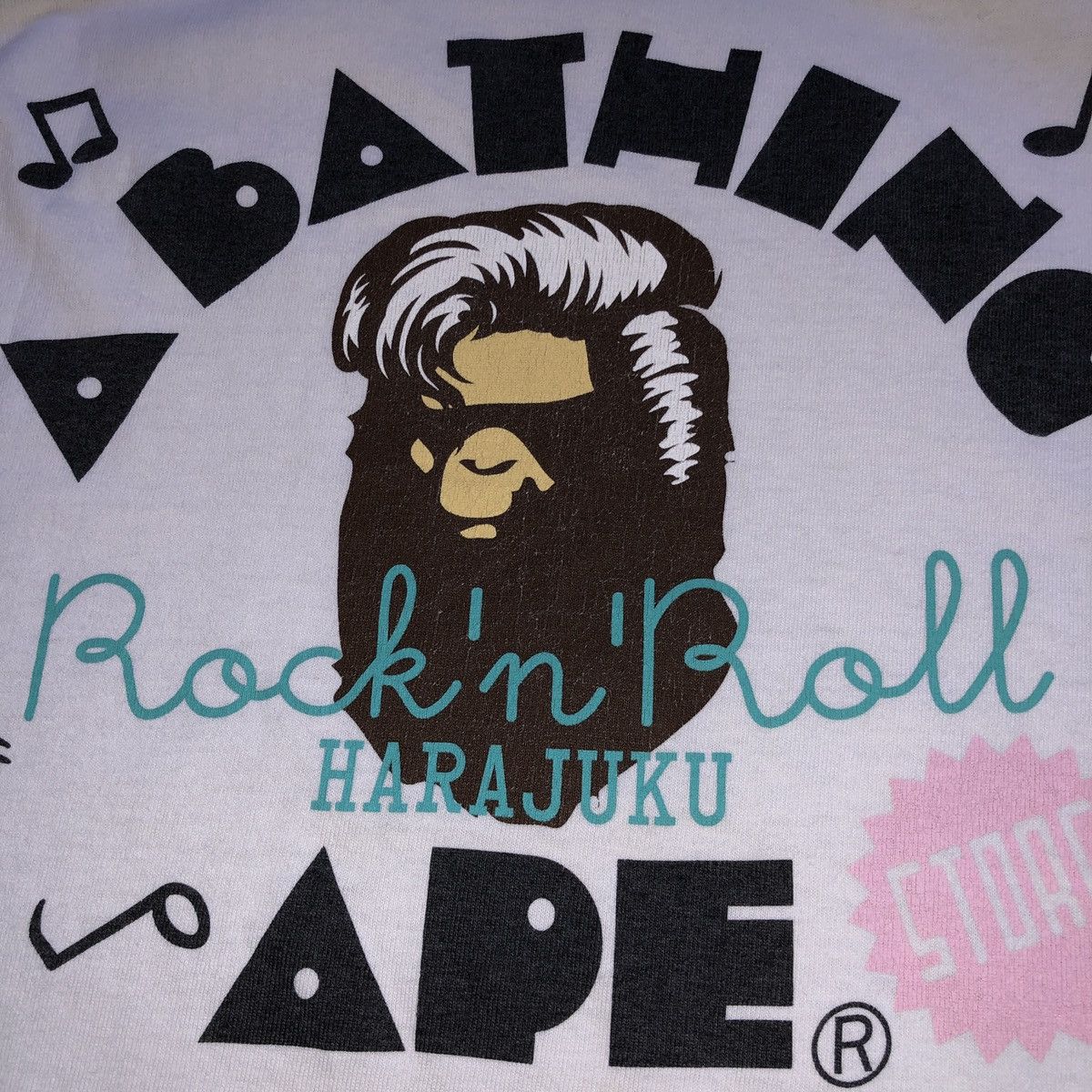 Bape A Bathing Ape Rock N Roll Harajuku Store Size US L / EU 52-54 / 3 - 3 Thumbnail