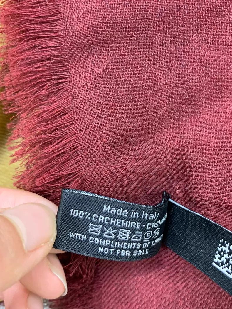 Chanel Chanel 26vic gift limited cashmere scarf shawl Size ONE SIZE - 5 Thumbnail