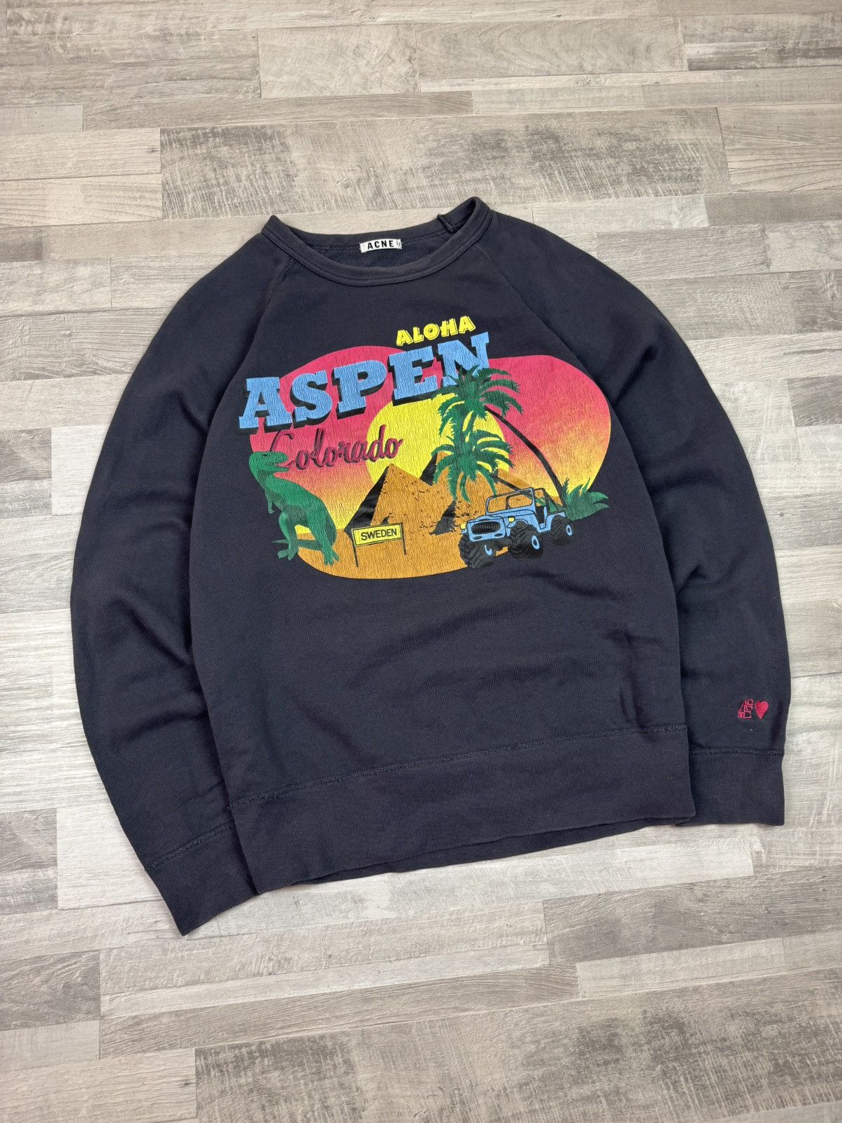 Acne Studios Acne Studios Aspen Aloha Sweatshirt Size US M / EU 48-50 / 2 - 1 Thumbnail