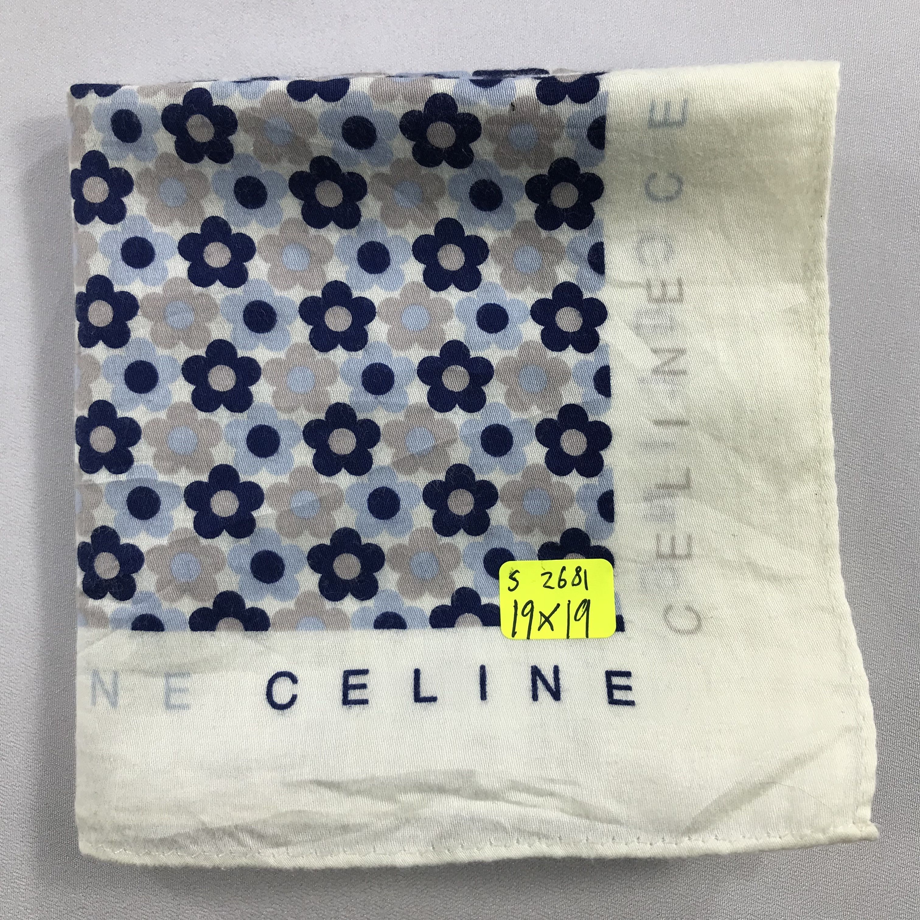 Celine × Vintage Celine Bandana / Handkerchief / Neckerchief - S2681 Size ONE SIZE - 5 Thumbnail