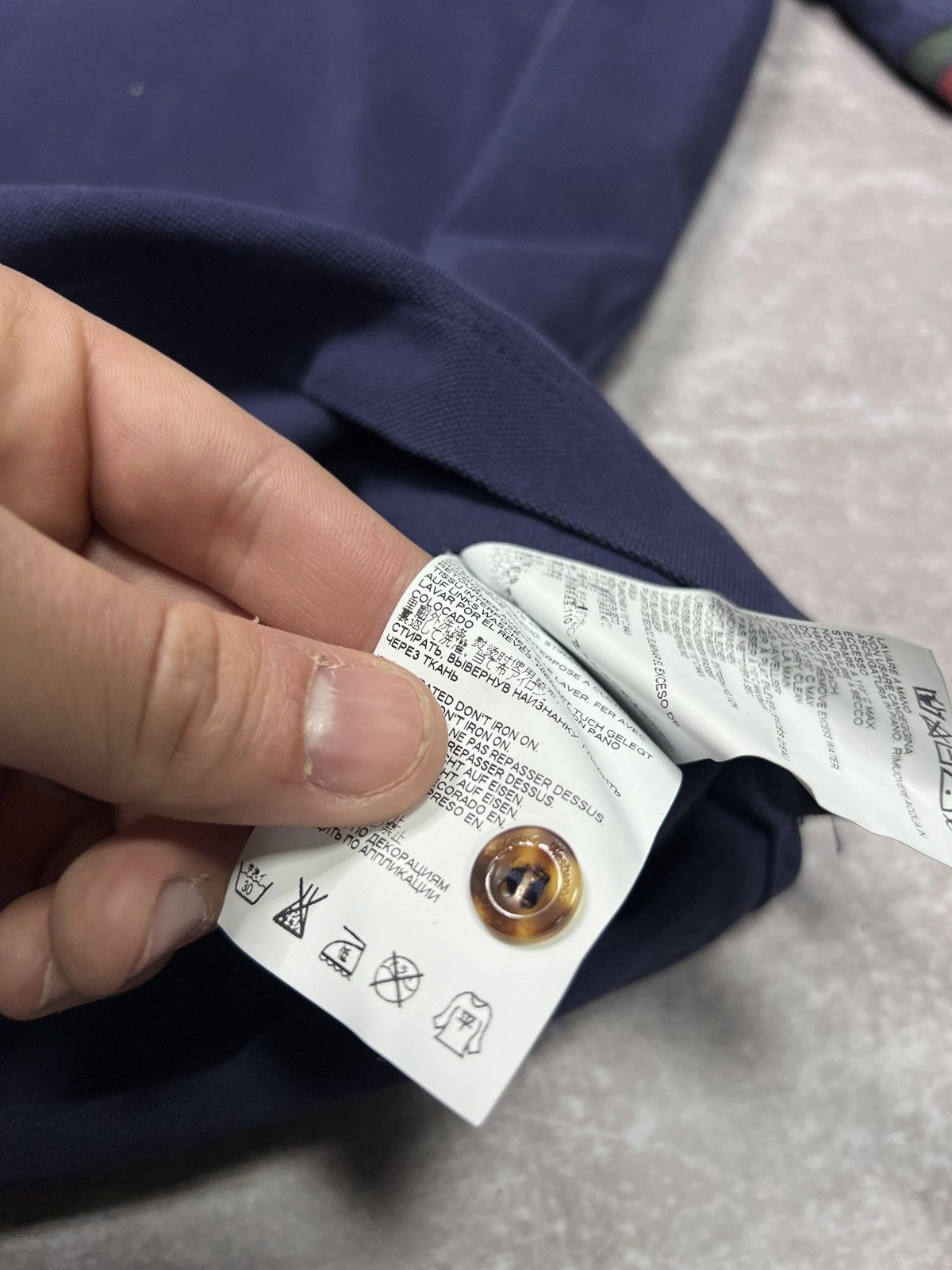 Vivienne Westwood Vivienne Westwood Blue Polo Shirt Orb Logo Size L Size US L / EU 52-54 / 3 - 7 Thumbnail