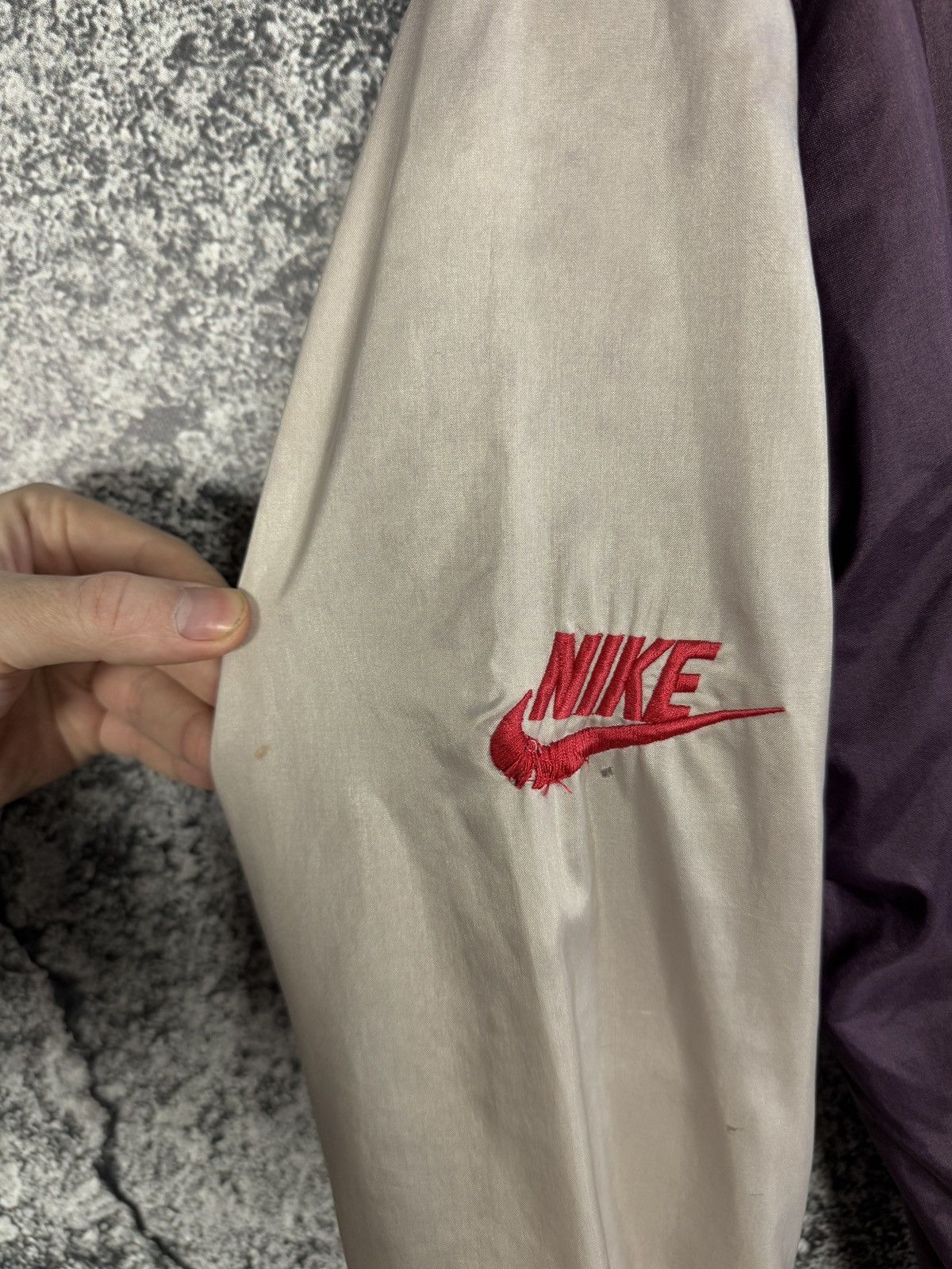 Nike Rare Nike Vintage 90s Bomber Jacket USA Logo Retro Size L Size US L / EU 52-54 / 3 - 18 Thumbnail