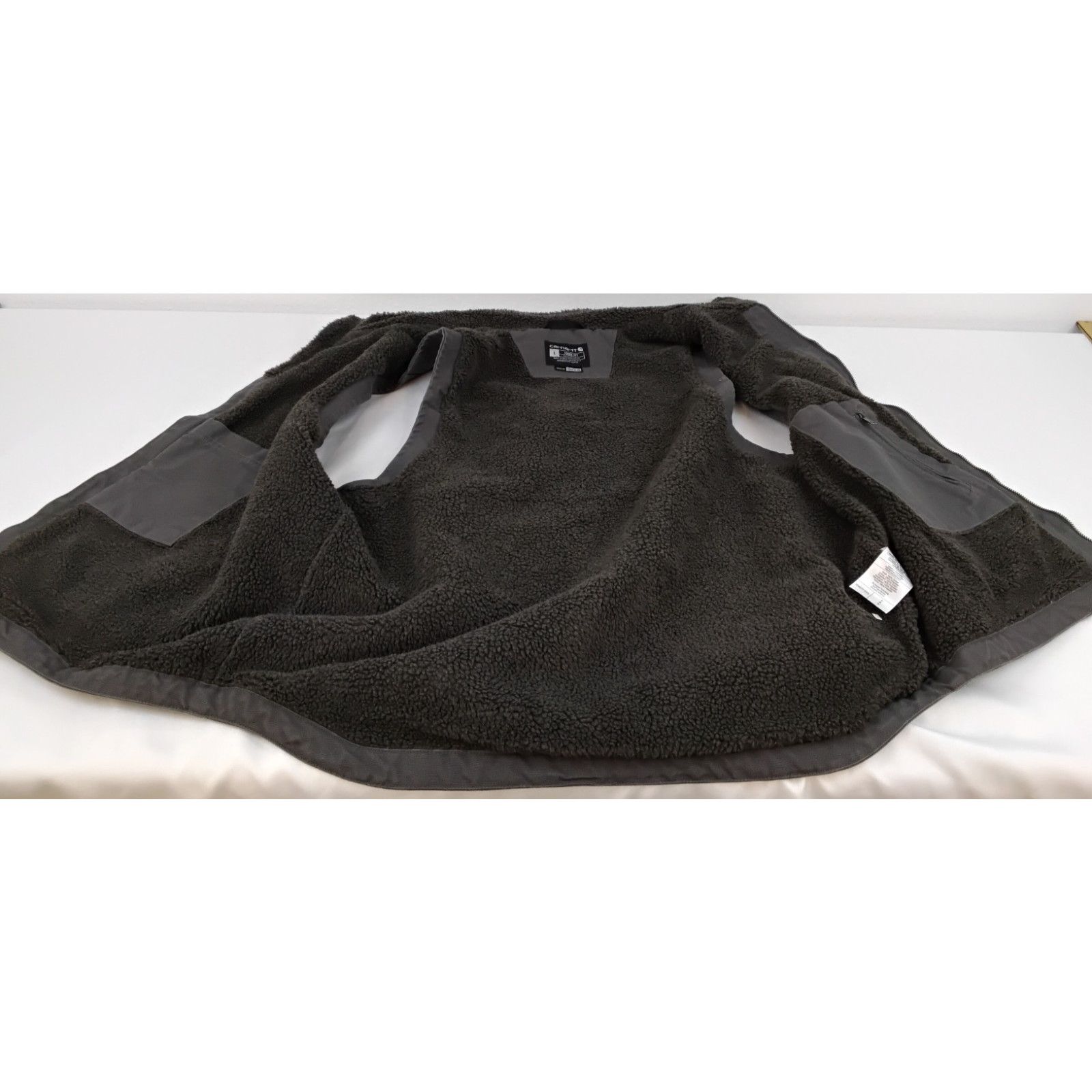 Carhartt Carhartt Canvas Duck Fleece Lined Vest Men's L Gray NWT Size US L / EU 52-54 / 3 - 8 Thumbnail