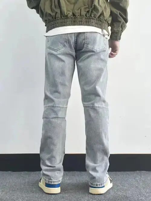 VIBE hiphop zipper faded flared jeans Size US 32 / EU 48 - 3 Thumbnail
