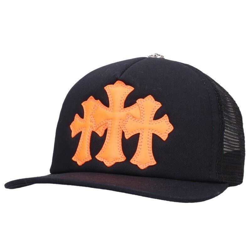 Chrome Hearts Chrome Hearts Cemetery Leather Patch Trucker Cap Size ONE SIZE - 1 Thumbnail