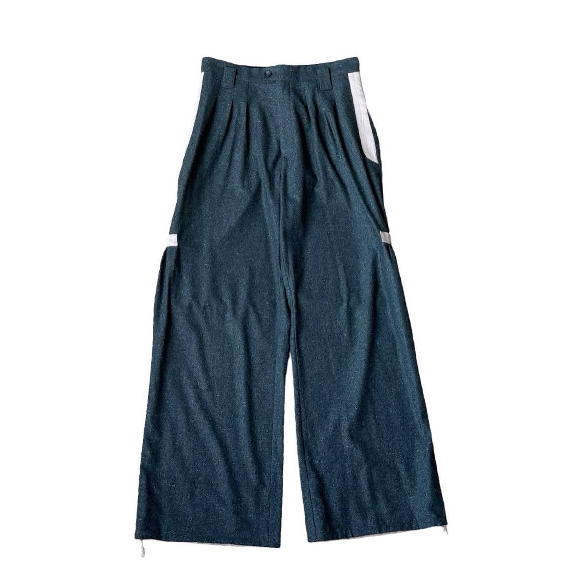 Kiko Kostadinov Kiko Black Marble Xolo Pleated Trousers