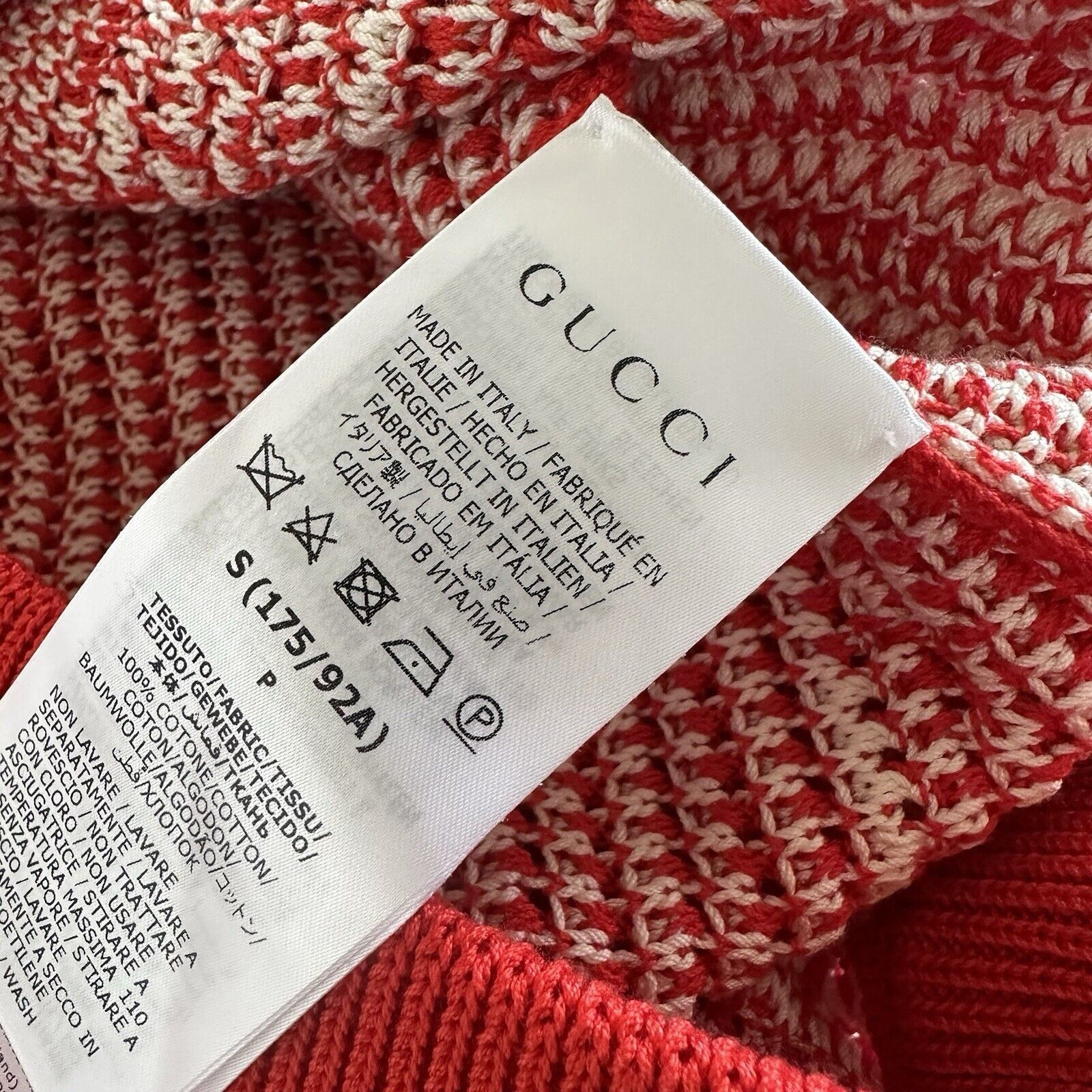 Gucci NWT Red GUCCI Vest GG cotton knit vest GG cotton jacquard kn Size US S / EU 44-46 / 1 - 7 Thumbnail
