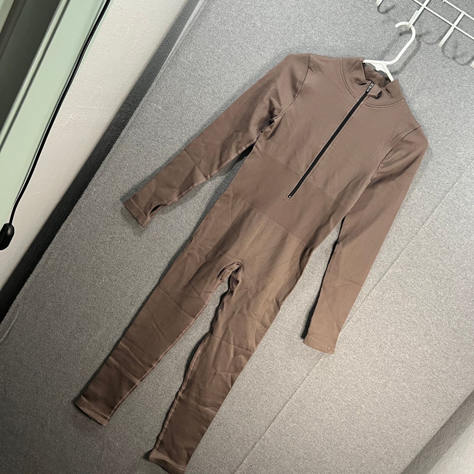 Other OQQ Women Long Sleeve Yoga Jumpsuits Workout Ribbed Size M / US 6-8 / IT 42-44 - 3 Thumbnail