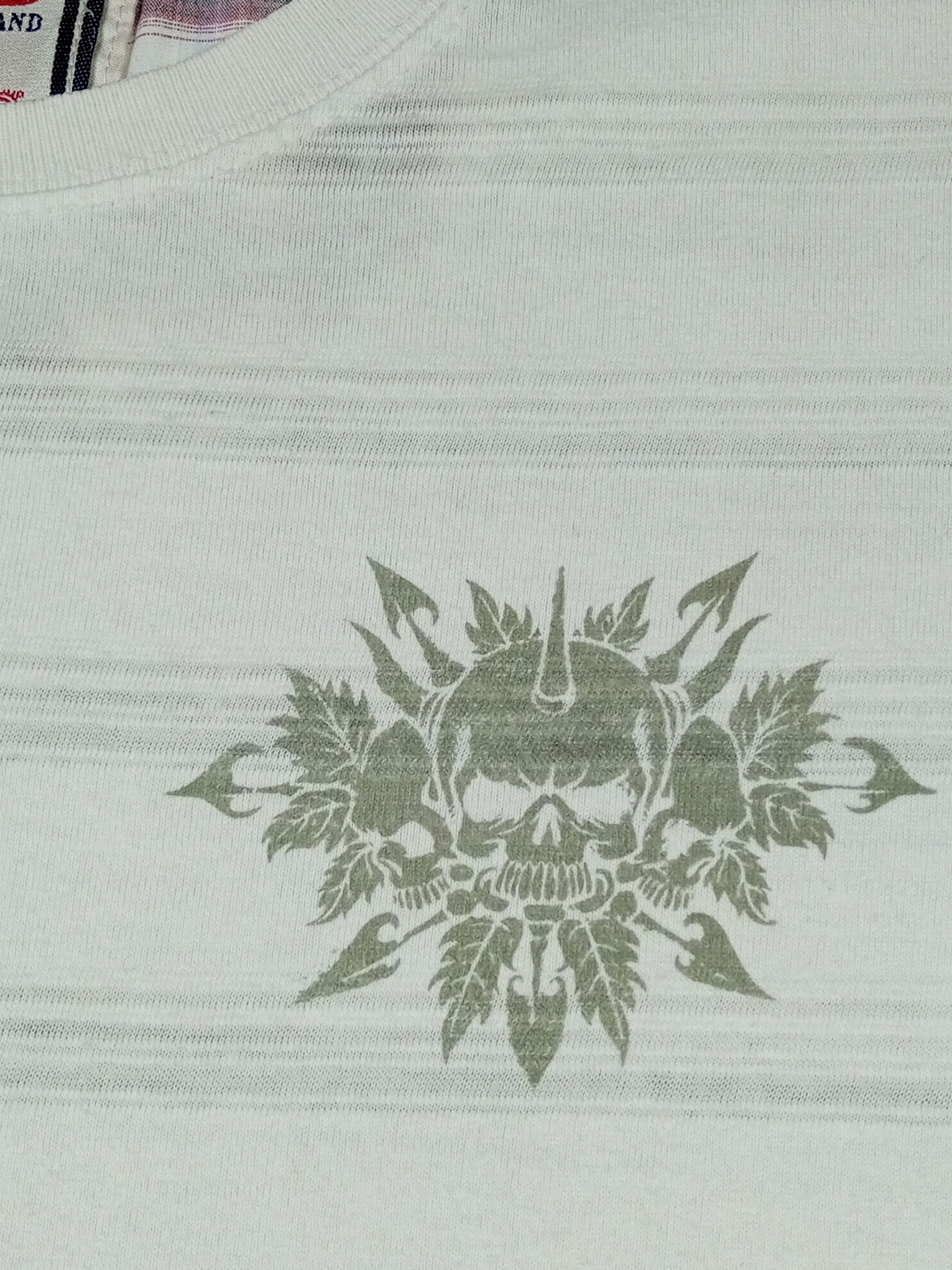 Hysteric Glamour × Japanese Brand × Le Grande Bleu (L.G.B.) Japanese Brand Moven Pick Skull Punk Rock Poem Tshirt Size US M / EU 48-50 / 2 - 4 Thumbnail