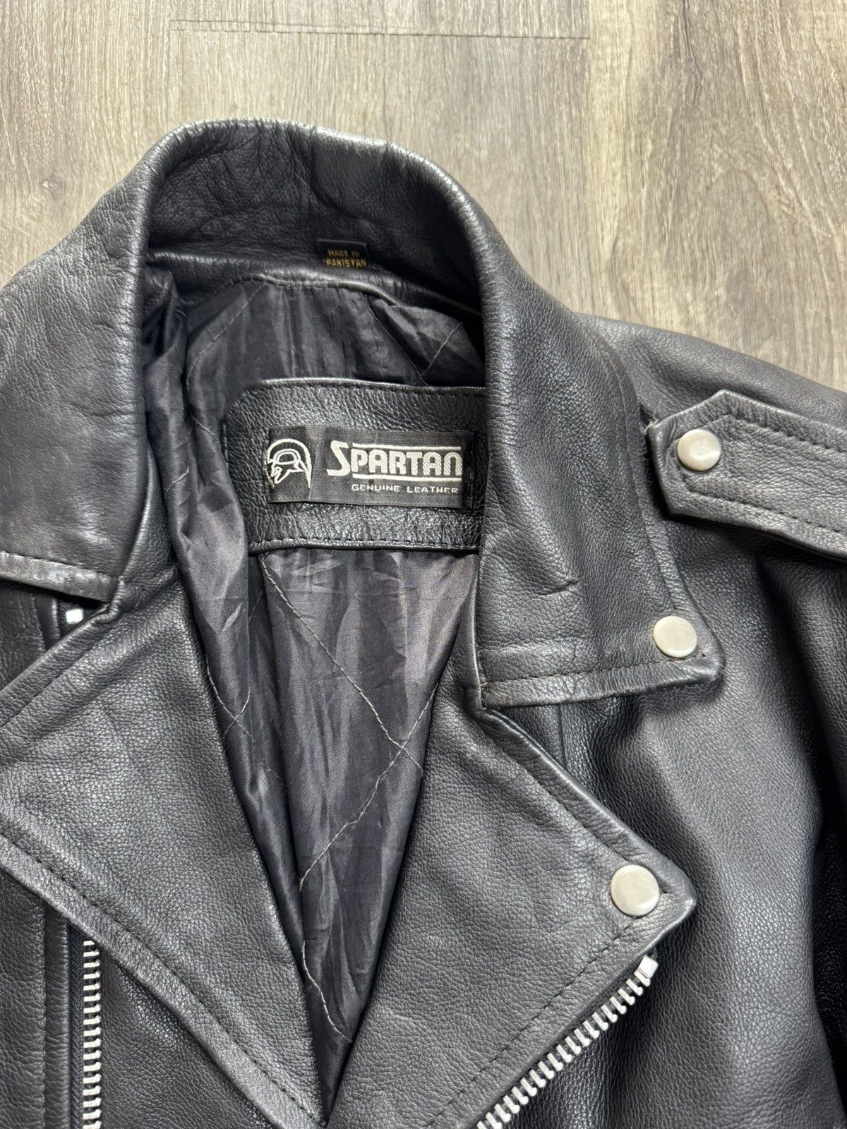 Other VINTAGE bikers jacket Size US L / EU 52-54 / 3 - 6 Thumbnail