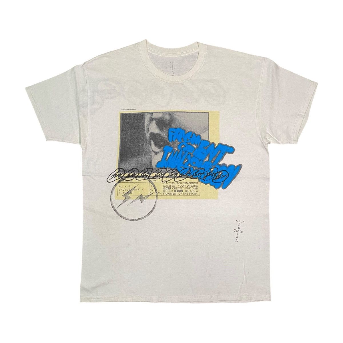 Fragment Design × Nike × Travis Scott Travis Scott Cactus Jack X Fragment Design 2021 S/S T Shirt Size US M / EU 48-50 / 2 - 1 Thumbnail