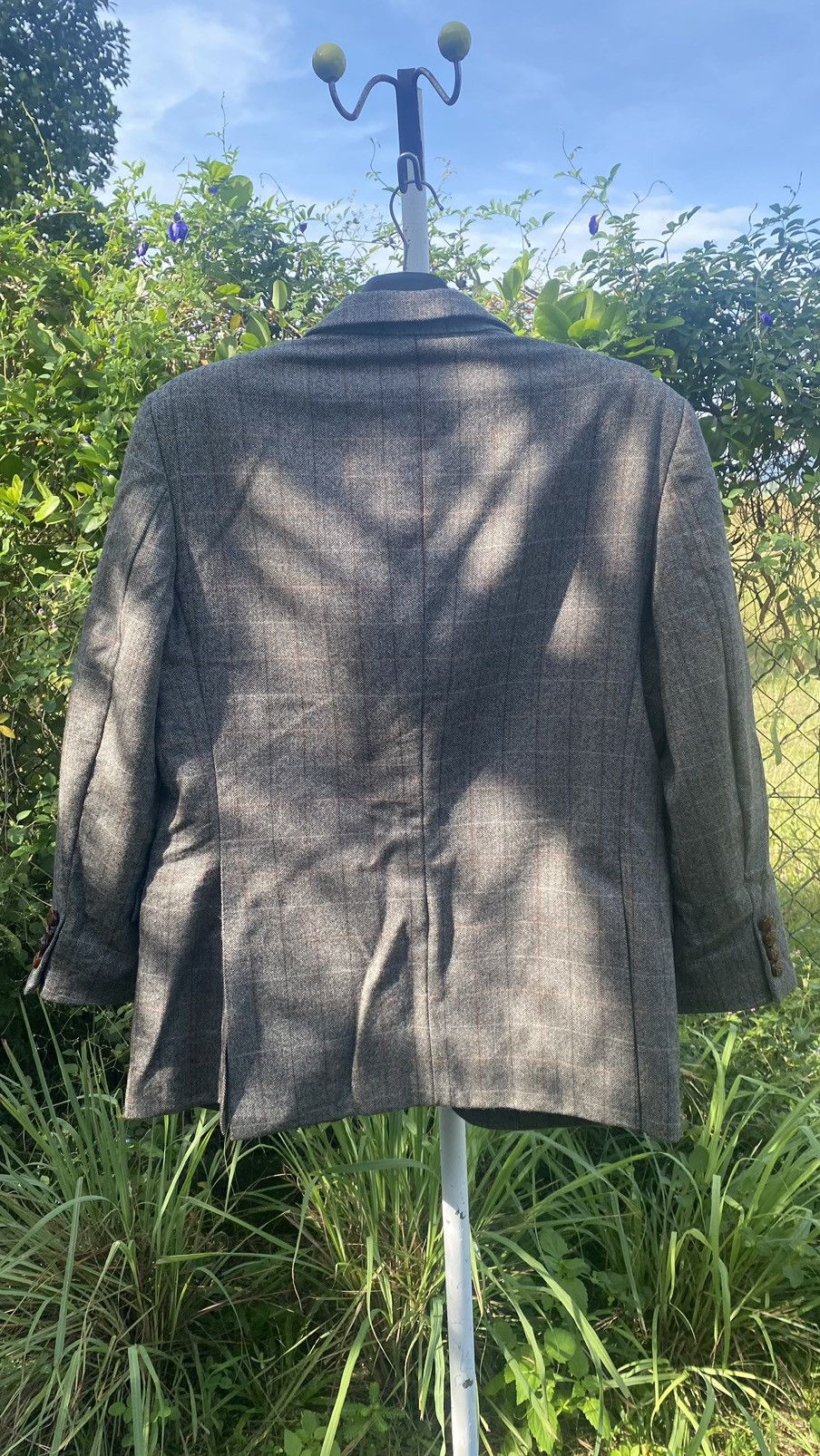 Burberry Rare Vintage Burberry Wool Check Blazer 2-Button Size 38R - 6 Thumbnail