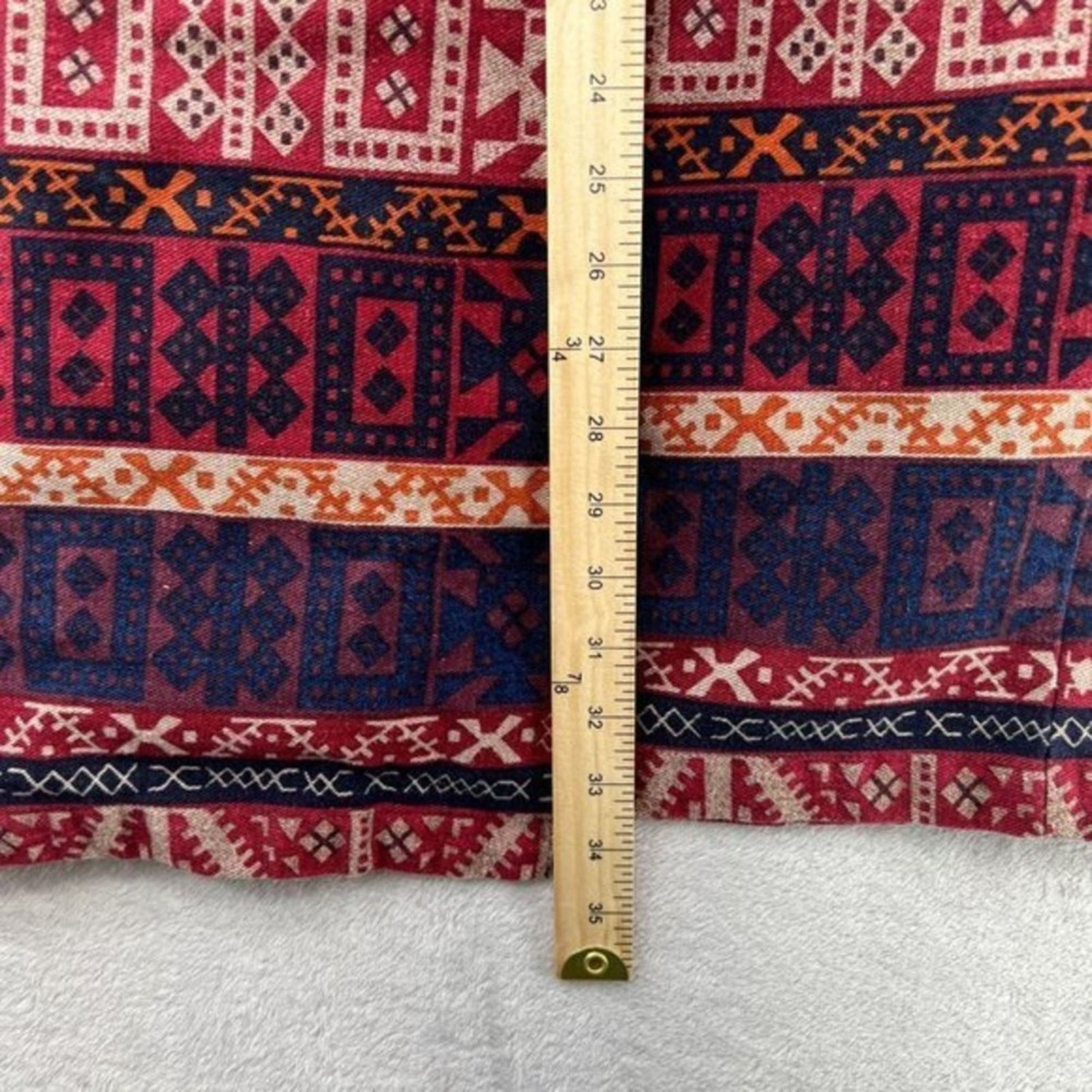 Vintage CAMBRIDGE DRY GOODS Wrap Skirt cowboy Aztec western 6 Size 28" / US 6 / IT 42 - 8 Thumbnail