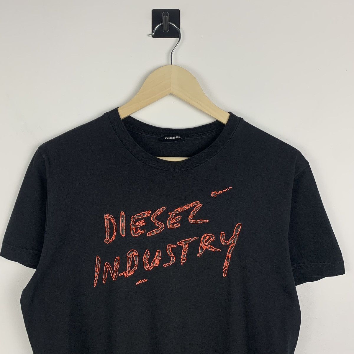 Diesel Men’s Diesel Industry T-Shirt Big Logo Short Sleeve Size L Size US L / EU 52-54 / 3 - 2 Thumbnail