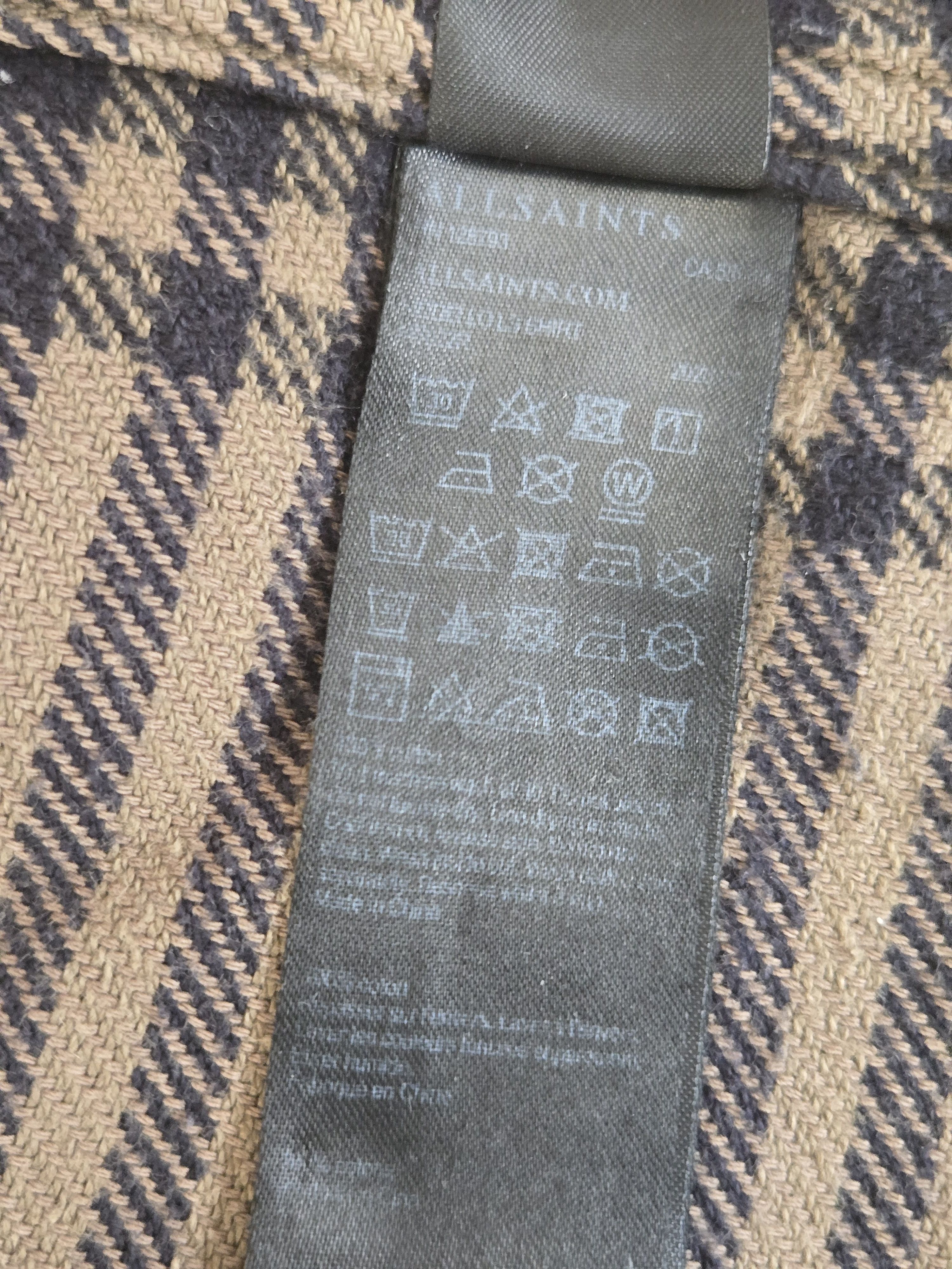 Allsaints Allsaints Flannel Shirt Size US S / EU 44-46 / 1 - 6 Thumbnail