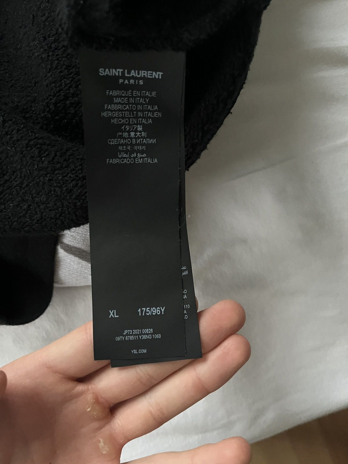 Saint Laurent Paris Saint Laurent Paris Michael Basquit Hoodie Size US XL / EU 56 / 4 - 5 Thumbnail