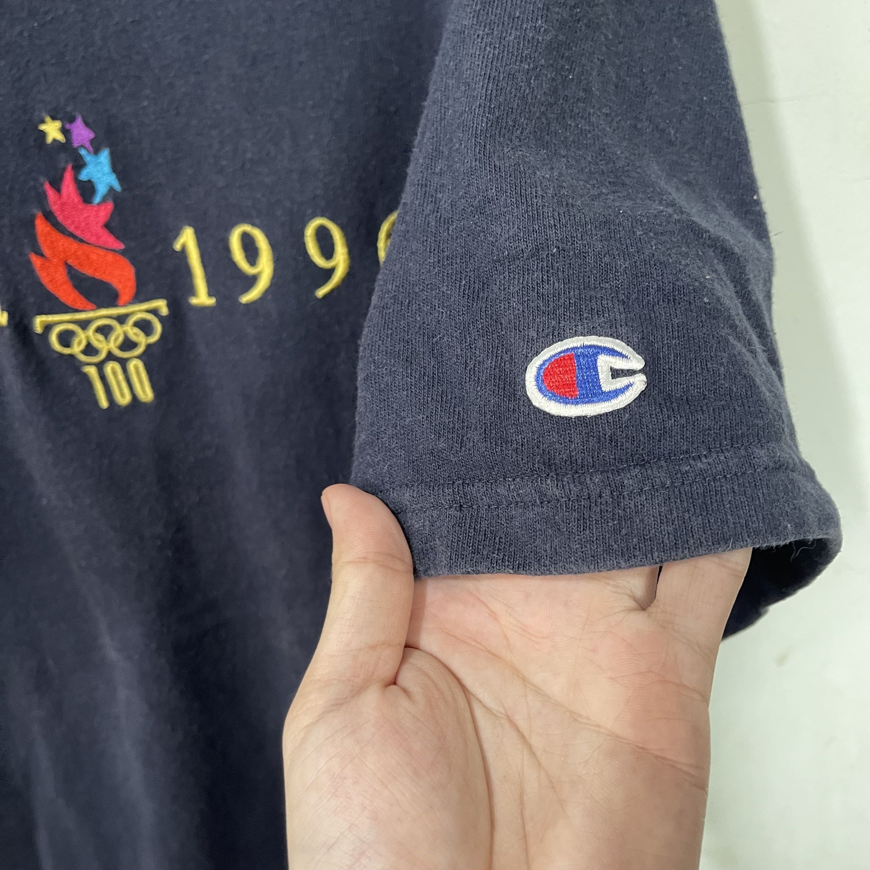 USA Olympics Vintage 1996 Atlanta Olympics T-Shirt Size US L / EU 52-54 / 3 - 4 Thumbnail