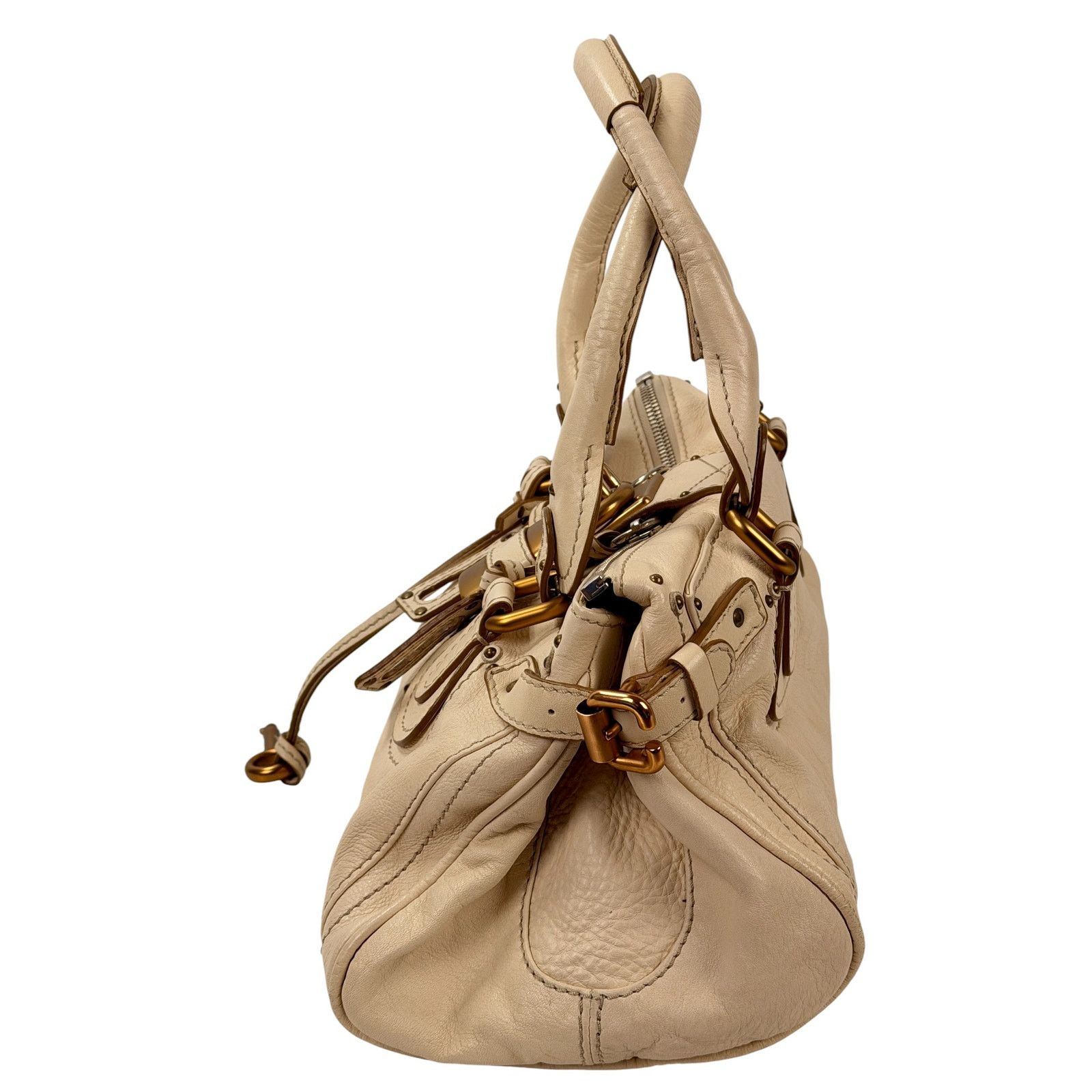 Chloe Chloe Ivory Paddington Medium Satchel Bag Size ONE SIZE - 6 Thumbnail