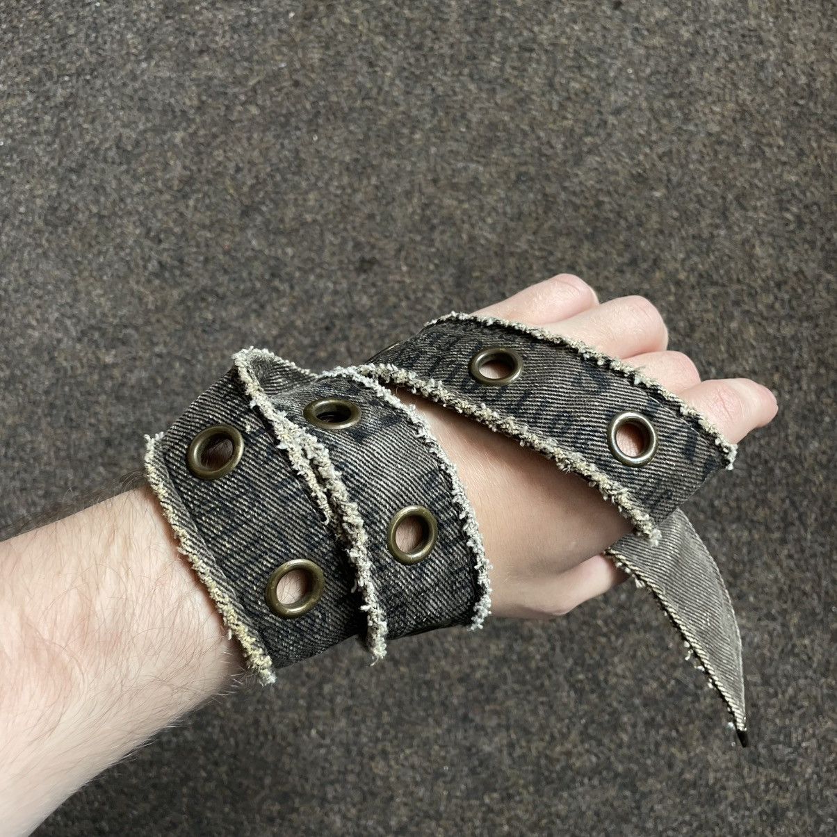 Vintage Vintage Y2K Archive Webbing Belt Streetwear Boxy Worn In OS Size ONE SIZE - 6 Thumbnail