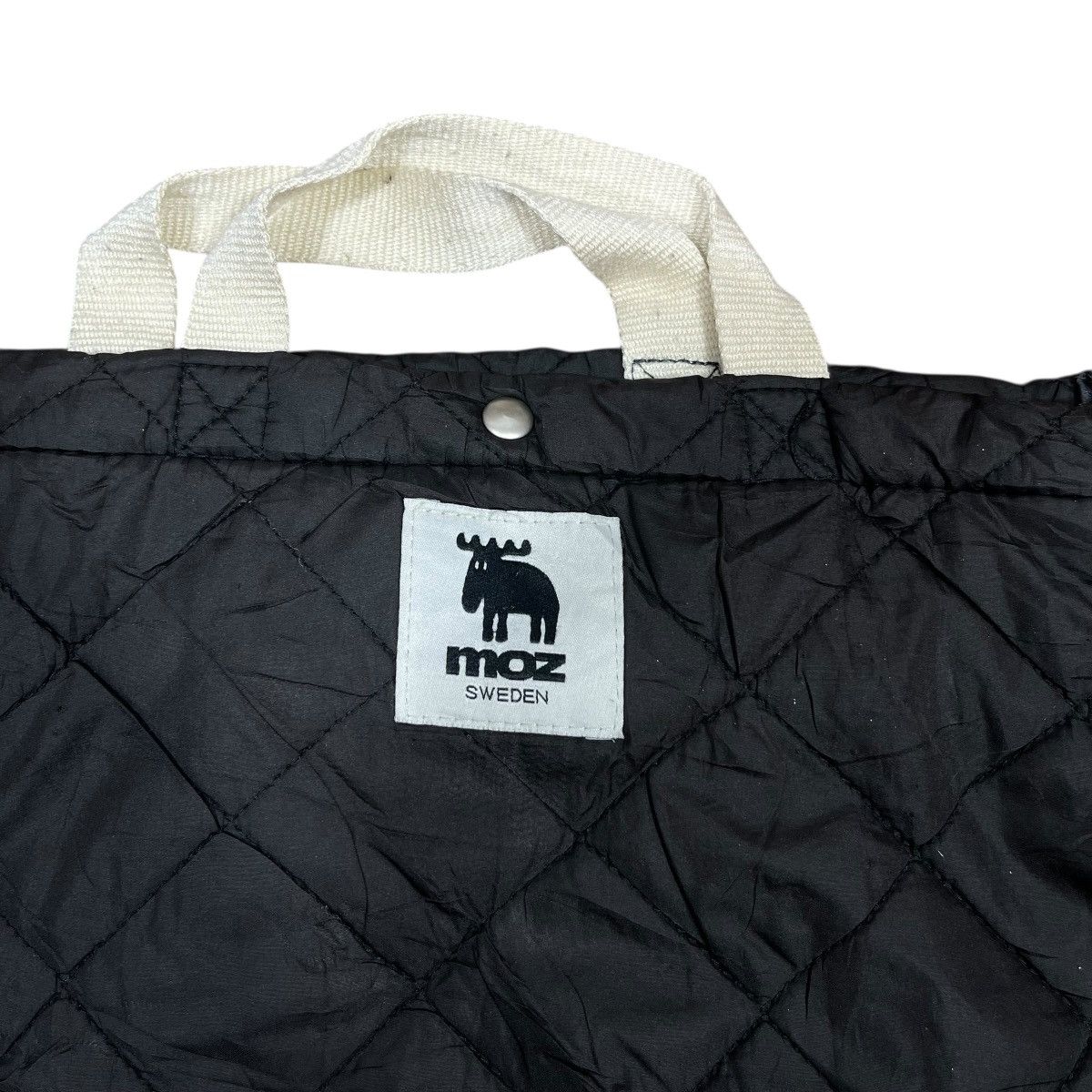 Vintage MOZ Sweden Quilted Nylon Tote Bag Crossbody Shoulder Bag Size ONE SIZE - 2 Thumbnail