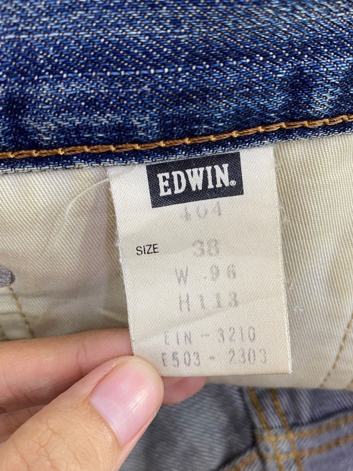 Edwin Vintage Edwin Blue Faded Wash Style Loose Jeans Size US 38 / EU 54 - 10 Thumbnail