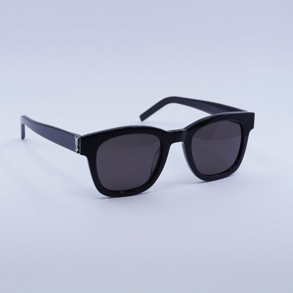 Saint Laurent Paris 🕶️ New Saint Laurent SLM124 001 Sunglasses - Black Frame Size ONE SIZE - 4 Thumbnail