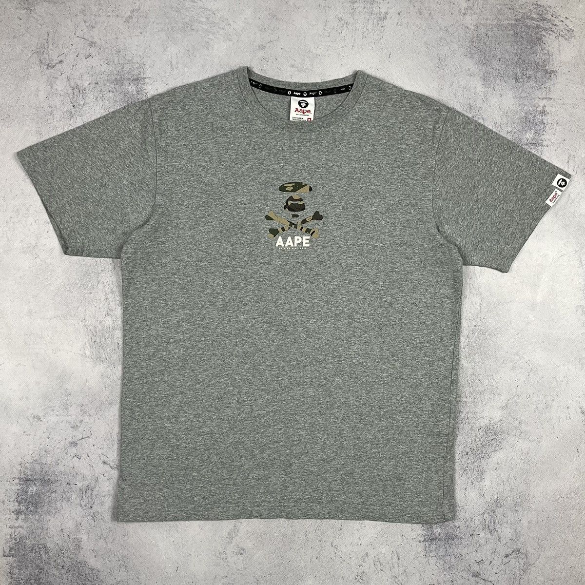 Aape A Bathing Ape y2k big logo tee Size US M / EU 48-50 / 2 - 2 Thumbnail
