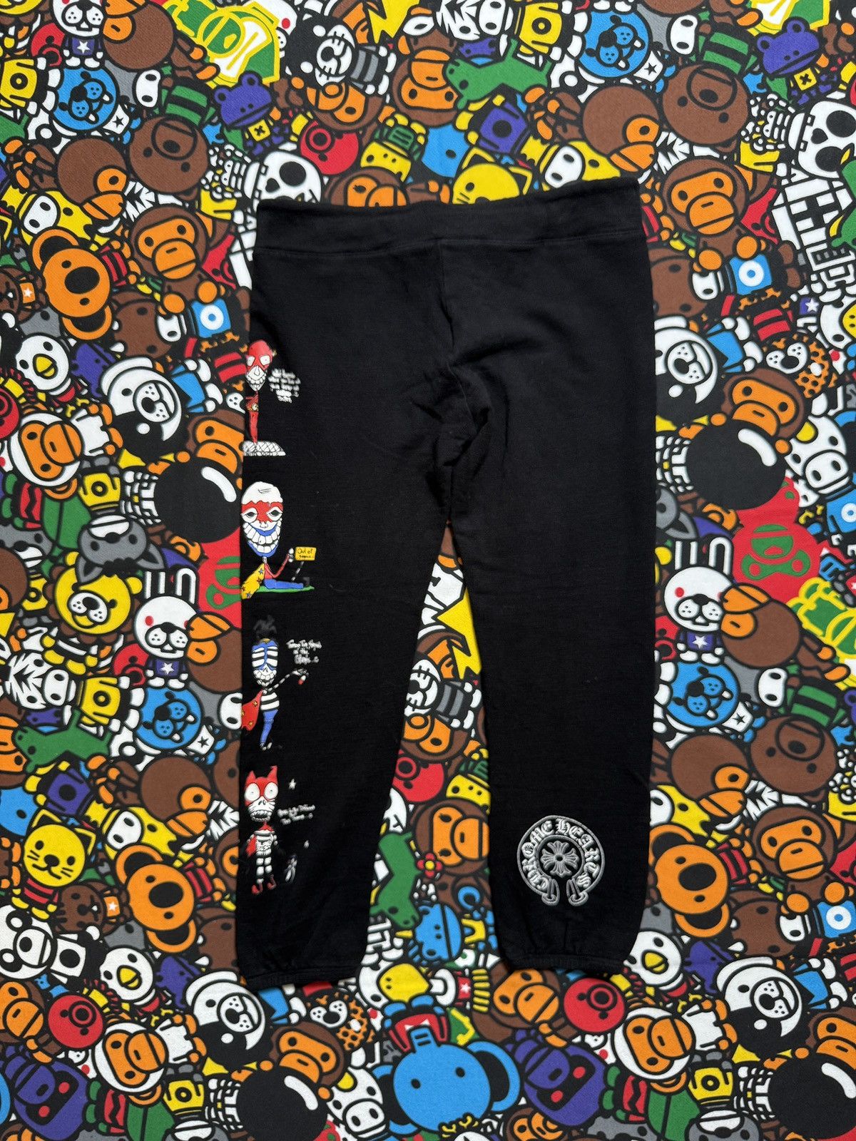 Chrome Hearts Chrome Hearts Kids Black Matty Boy Logo Sweatpants Size US 26 / EU 42 - 1 Thumbnail