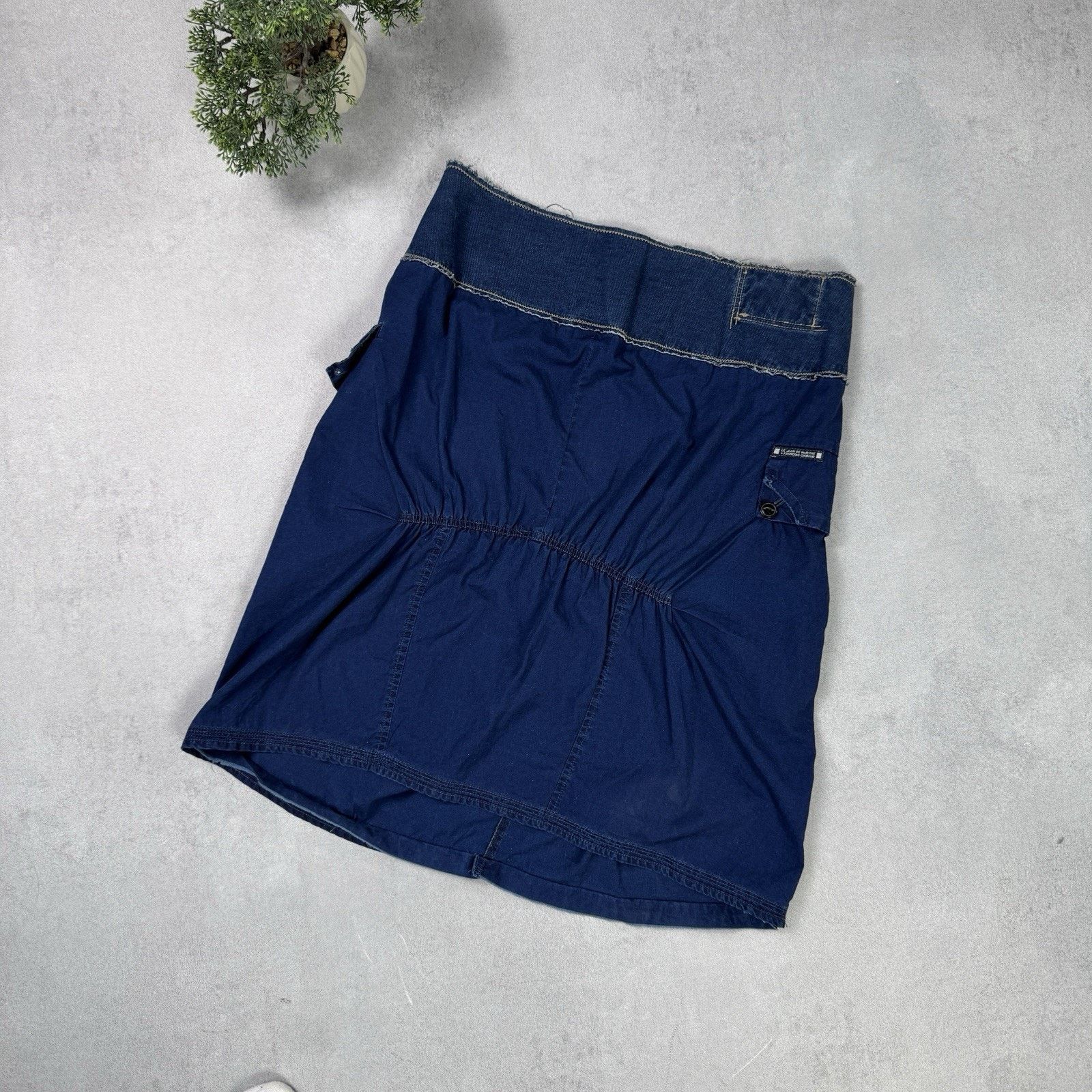 Marithe + Francois Girbaud Marithe Francois Girbaud Cargo Skirt Blue Cotton Size IT 44 Size M / US 6-8 / IT 42-44 - 14 Thumbnail