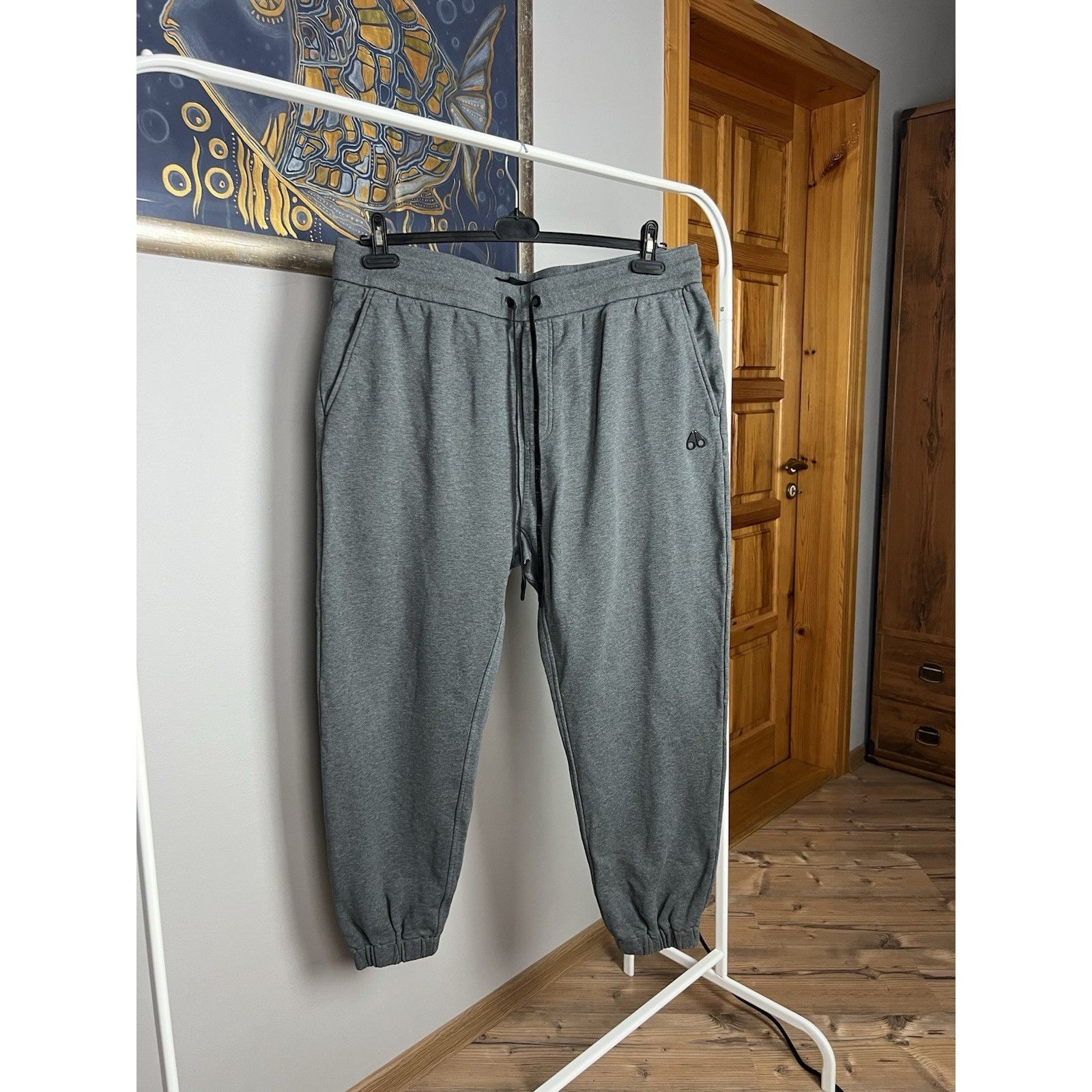 Moose Knuckles Moose Knuckles Small Logo Gray Heavy Cotton Sweatpants Size Size US 38 / EU 54 - 2 Thumbnail
