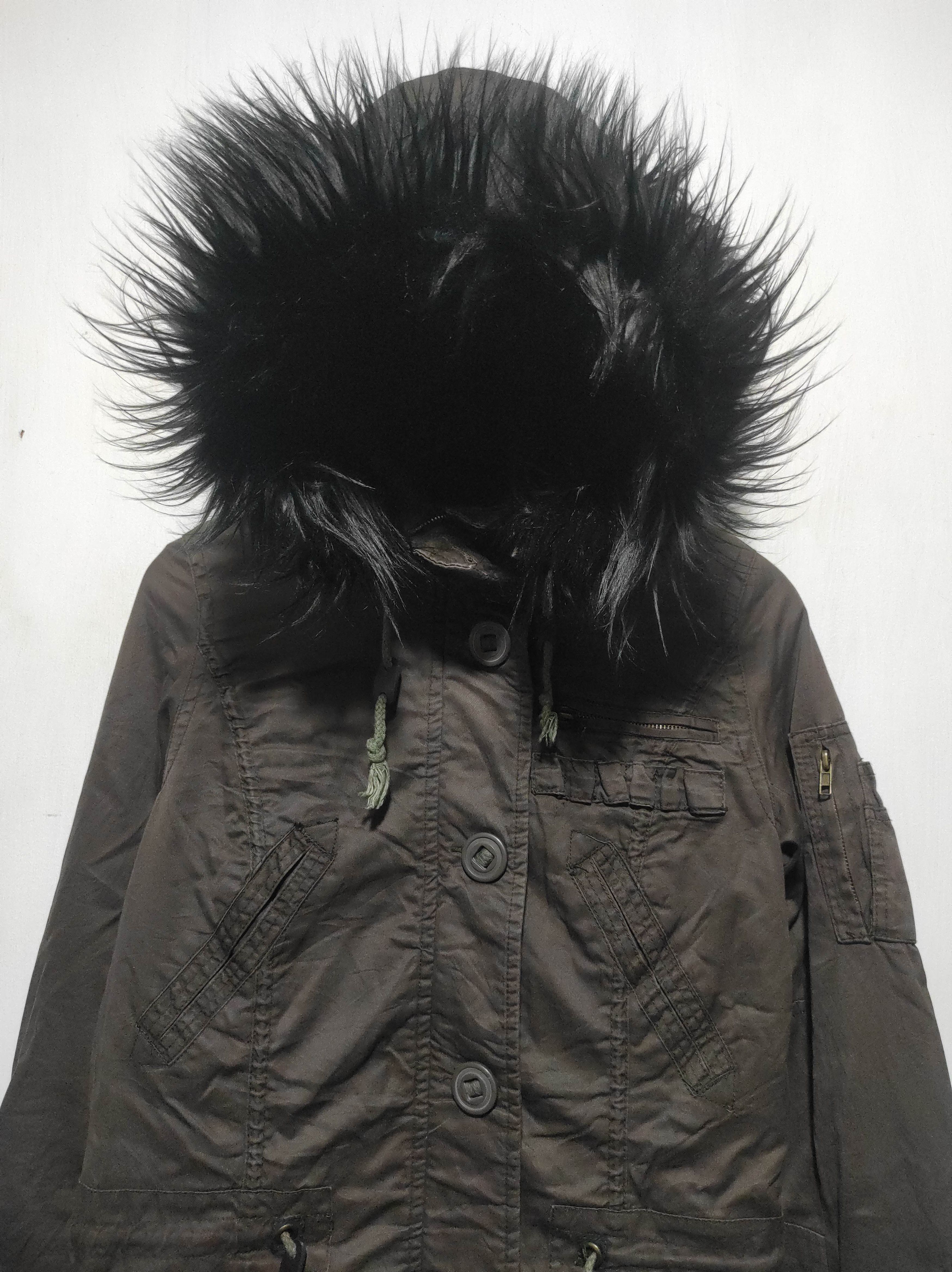 14th Addiction INGNI Zip Fur Hoodie Parka jacket Lgb IfsixWasNine Style Size US S / EU 44-46 / 1 - 2 Thumbnail