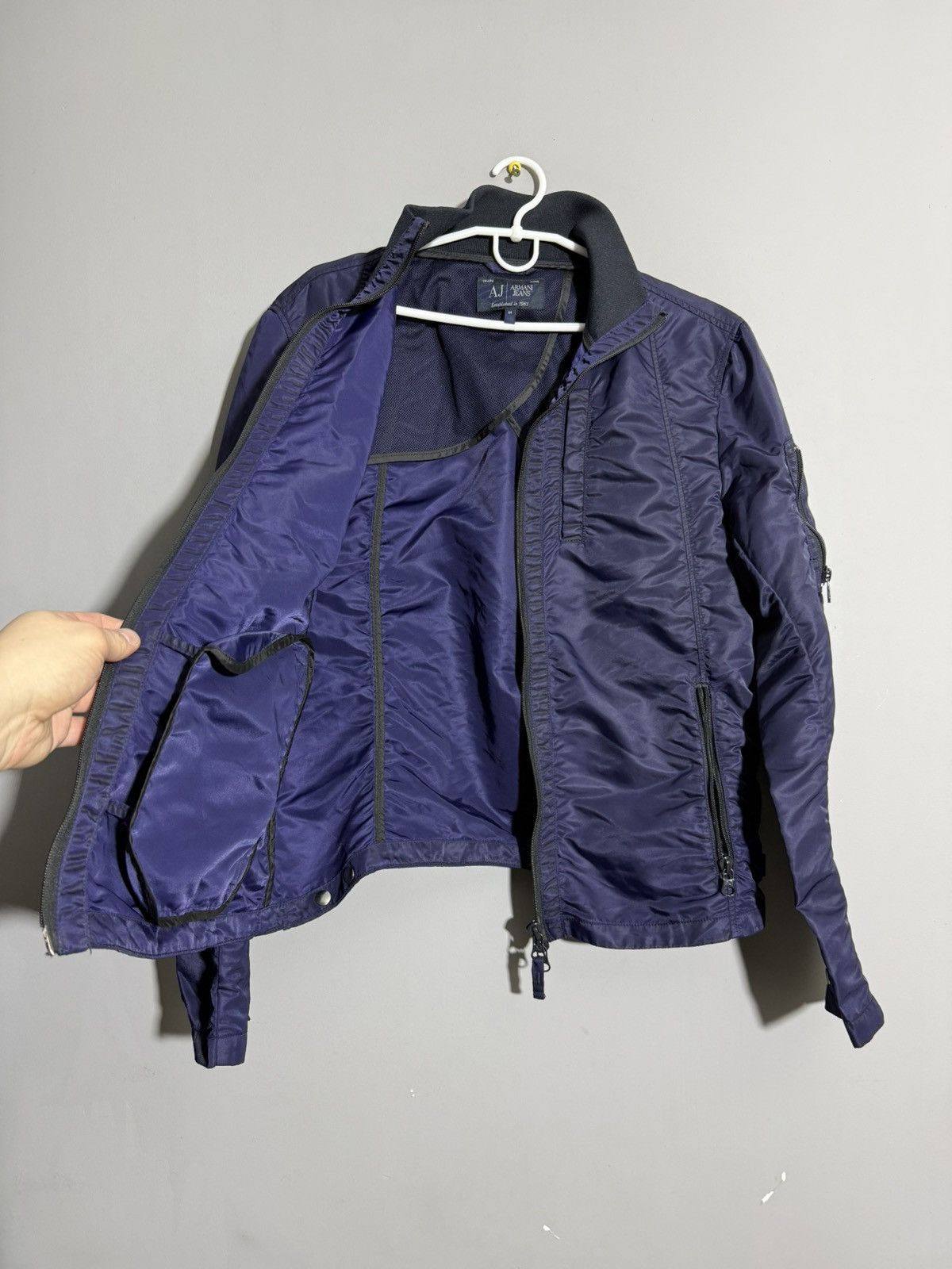 Armani Vintage Armani Jeans nylon jacket size 54 Size US L / EU 52-54 / 3 - 15 Thumbnail