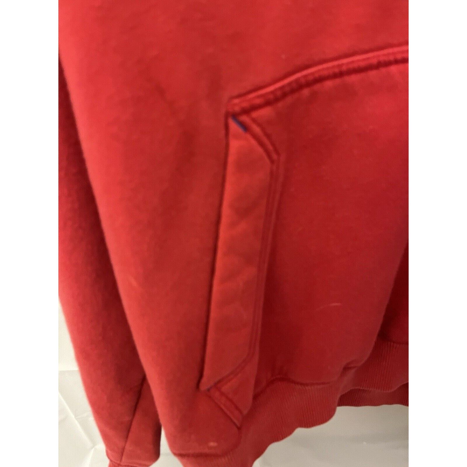 Nike vintage Nike Grey Tag Men’s Red hoodie Nike Logo XXL Size US XXL / EU 58 / 5 - 2 Thumbnail