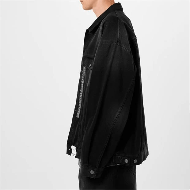 Balenciaga Size Sticker Denim Jacket Size US L / EU 52-54 / 3 - 6 Thumbnail