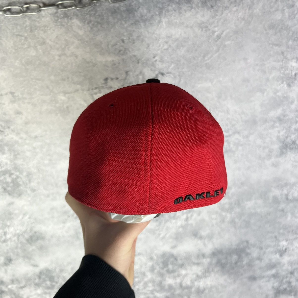 Oakley Oakley Cap Men's Red Polyester One Size Size ONE SIZE - 3 Thumbnail