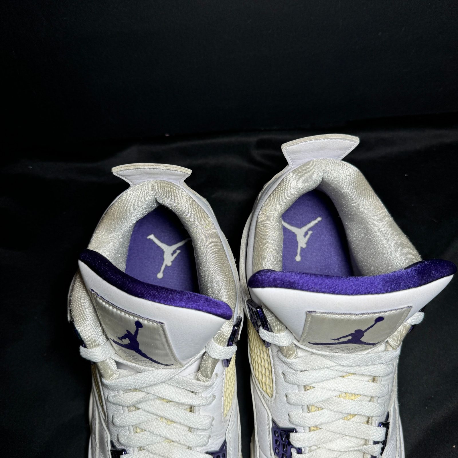 Jordan Brand × Nike Size 10.5 - Air Jordan 4 Retro Purple Metallic Men's Shoes Size US 10.5 / EU 43-44 - 6 Thumbnail