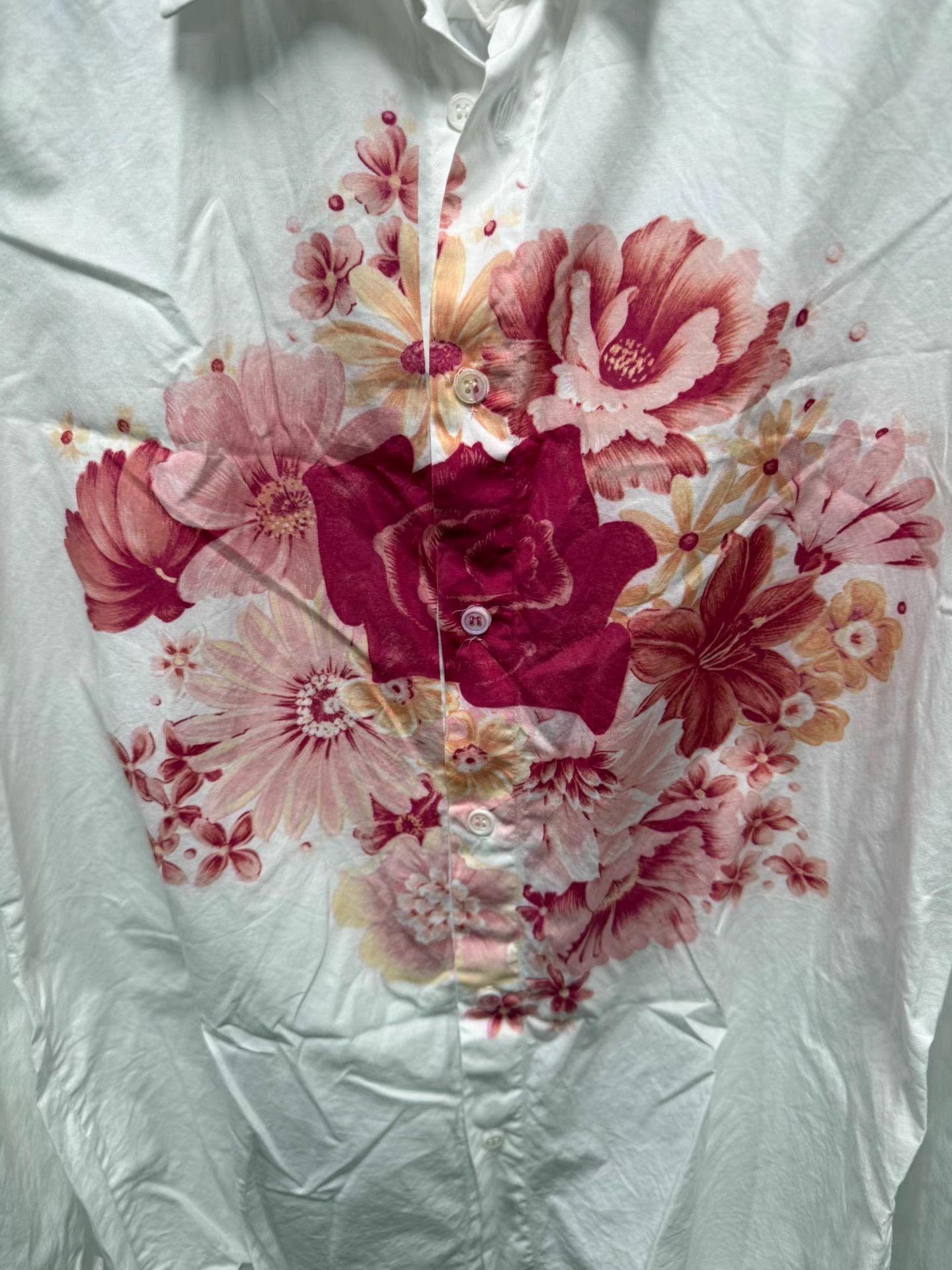 Yohji Yamamoto Yohji Yamamoto 90S Y's for men Floral Shirt K20 Size US XL / EU 56 / 4 - 2 Thumbnail