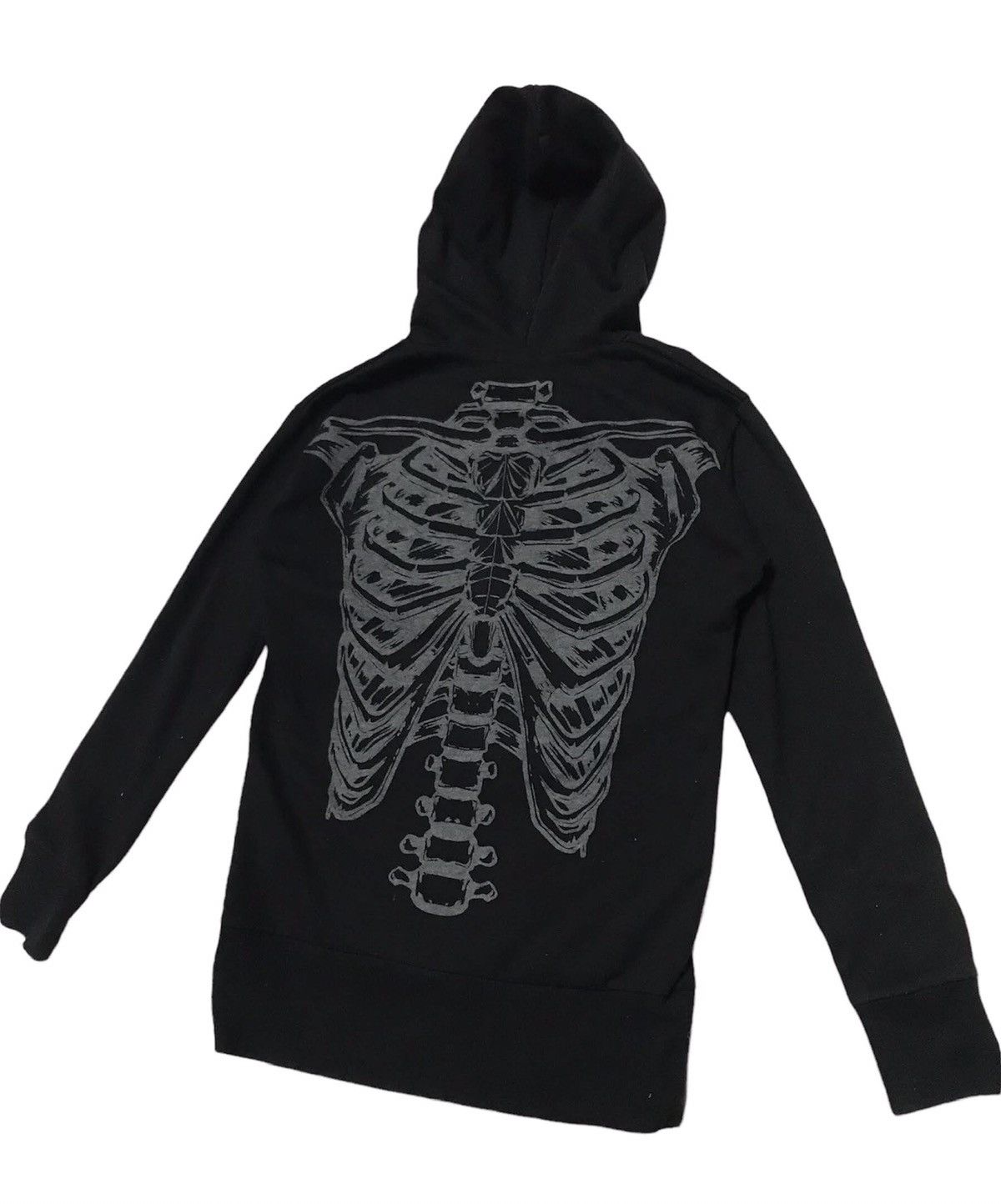 Japanese Brand STEAL💥 Backprint Skeleton Hoodie for Women by Gladnews Size S / US 4 / IT 40 - 3 Thumbnail