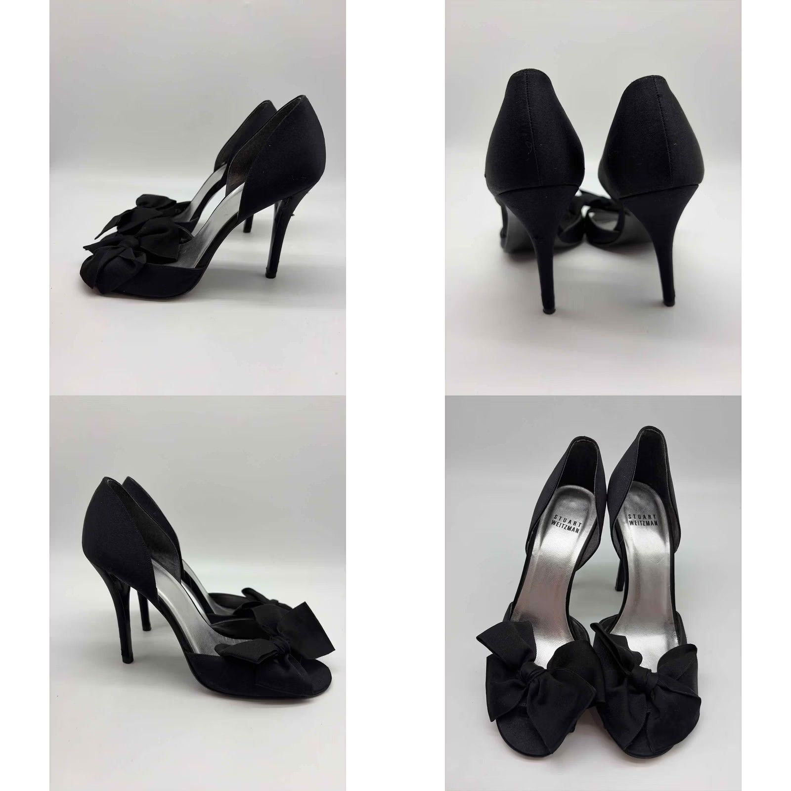 Stuart Weitzman Stuart Weitzman Black Size 7.5 Pump Heels Size US 8 / IT 38 - 8 Thumbnail
