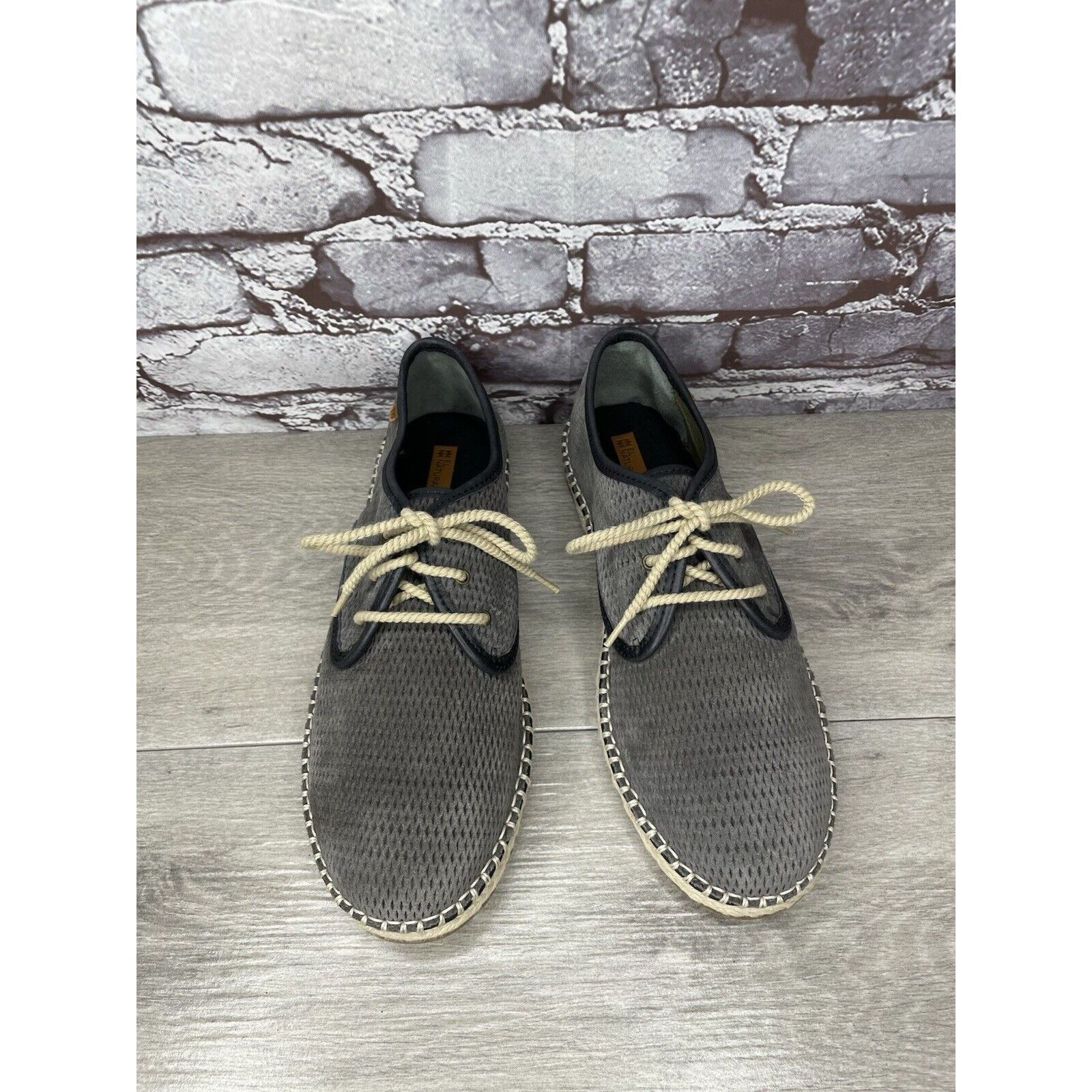 Other El Naturalista Gray Suede Leather Oxfords Lace Up Sneakers S Size US 8 / EU 41 - 18 Thumbnail