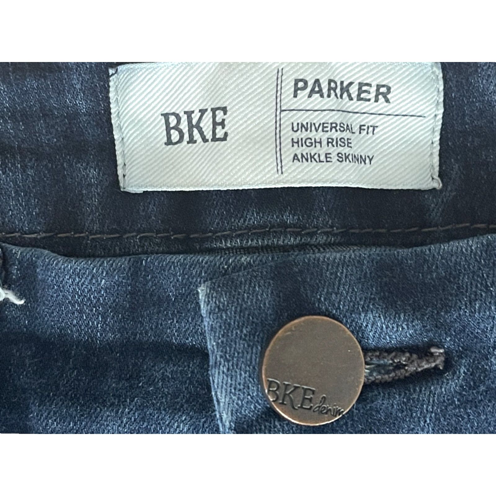 BKE BKE Parker Jeans Womens 28 Regular Denim High Rise Ankle Skinny Blue 5-Pocket University Belt Loops Shoes? Size 28" / US 6 / IT 42 - 2 Thumbnail