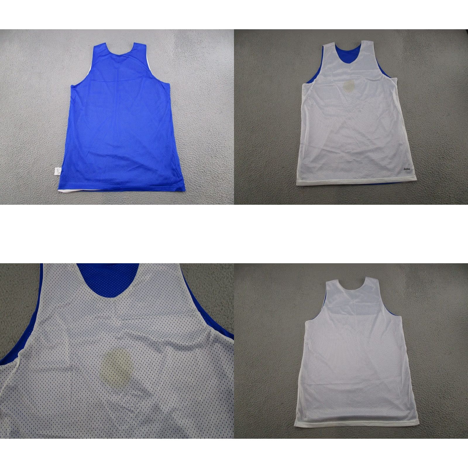 Vintage VINTAGE Eastbay Jersey Sleeveless Reversible Men’s XL Blue Tank Sports Athletic Basketball Gym & Training Size US XL / EU 56 / 4 - 8 Thumbnail