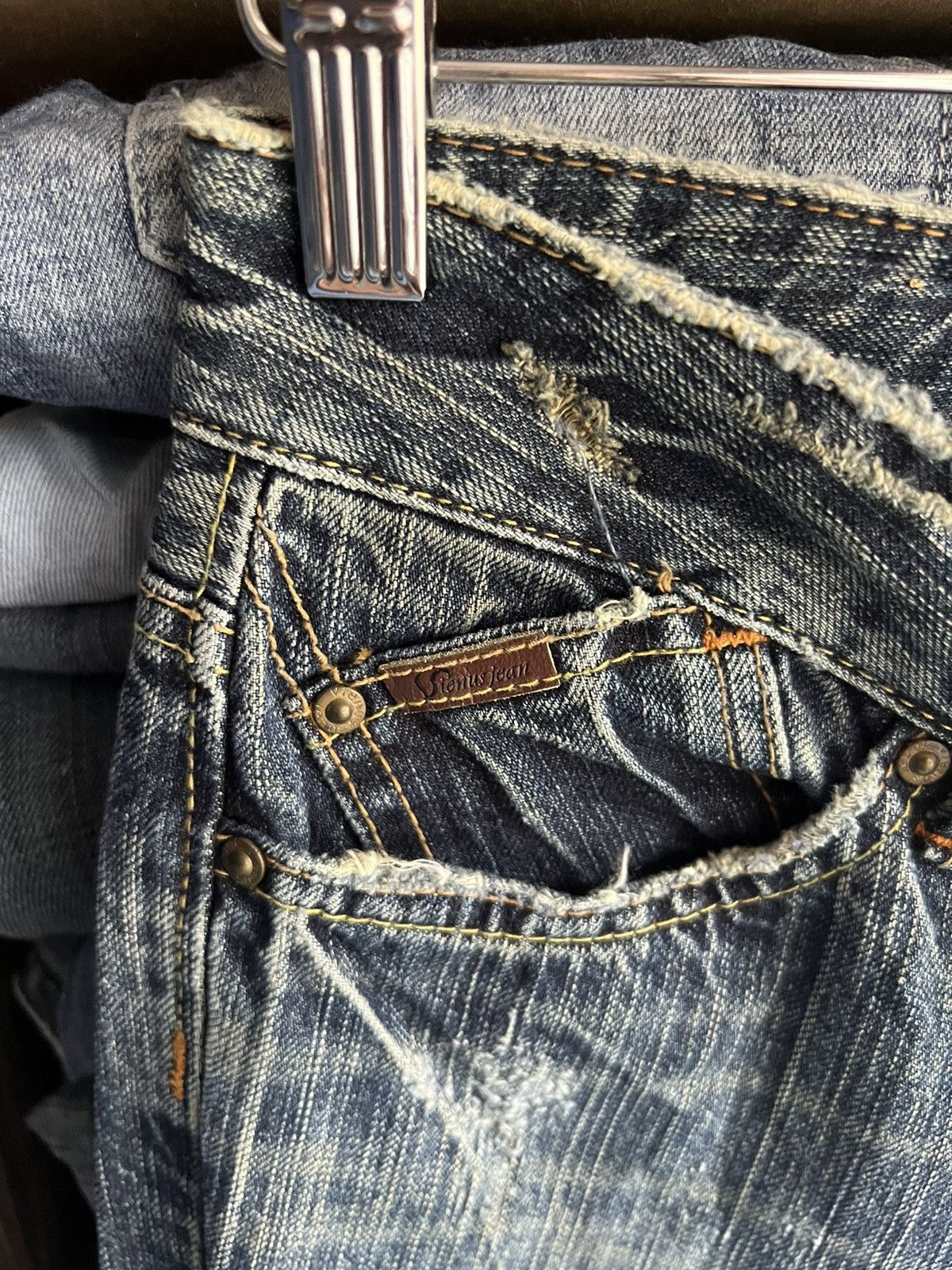 Edwin 🔥Something Edwin Vienus Bliss Distressed Denim Size 30" / US 8 / IT 44 - 12 Thumbnail
