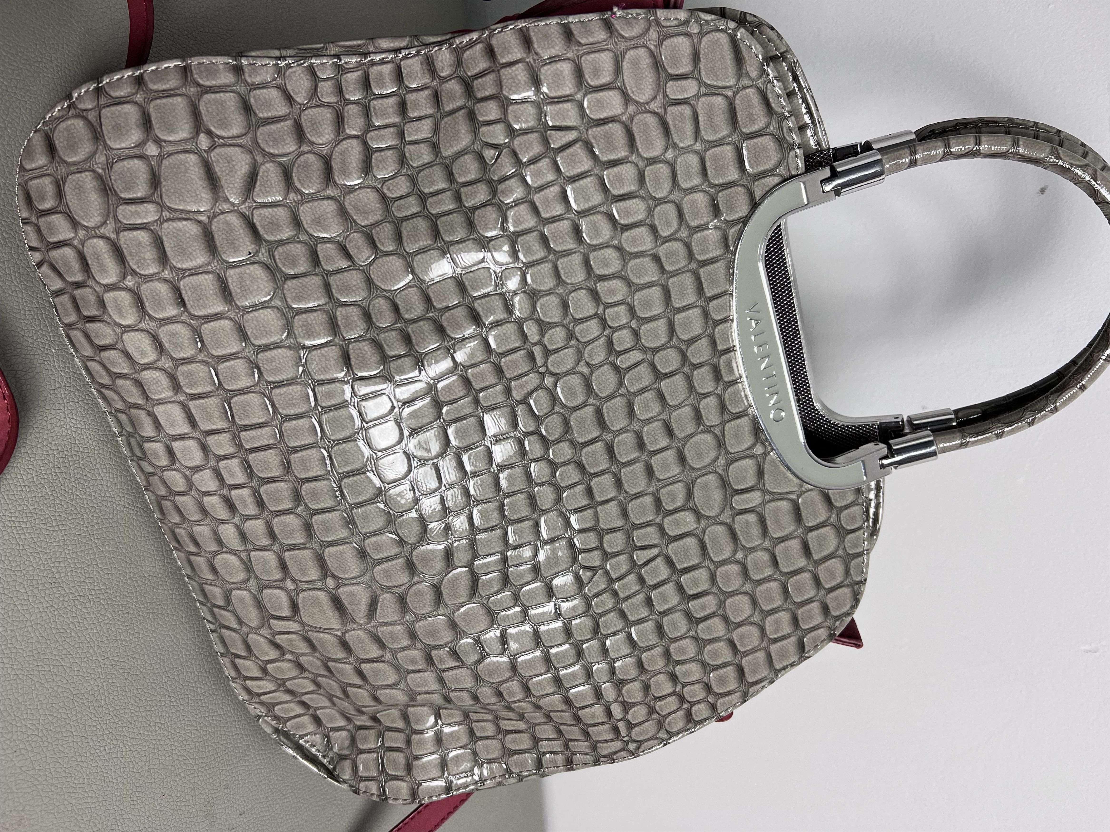 Mario Valentino Mario Valentino - Crocs Skin - 2 Way Bag Size ONE SIZE - 3 Thumbnail