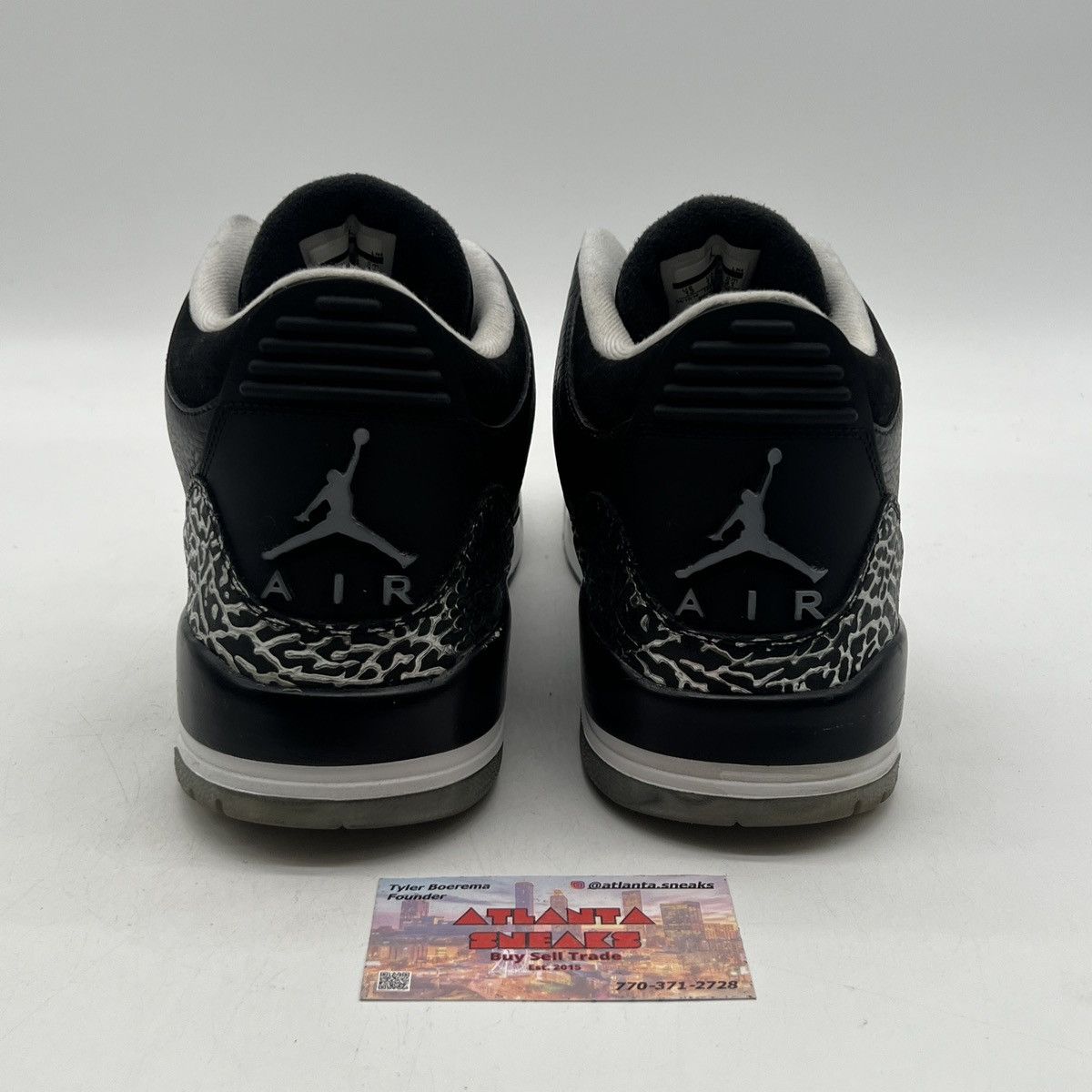 Jordan Brand Air Jordan 3 wolf grey customs Size US 13 / EU 46 - 3 Thumbnail