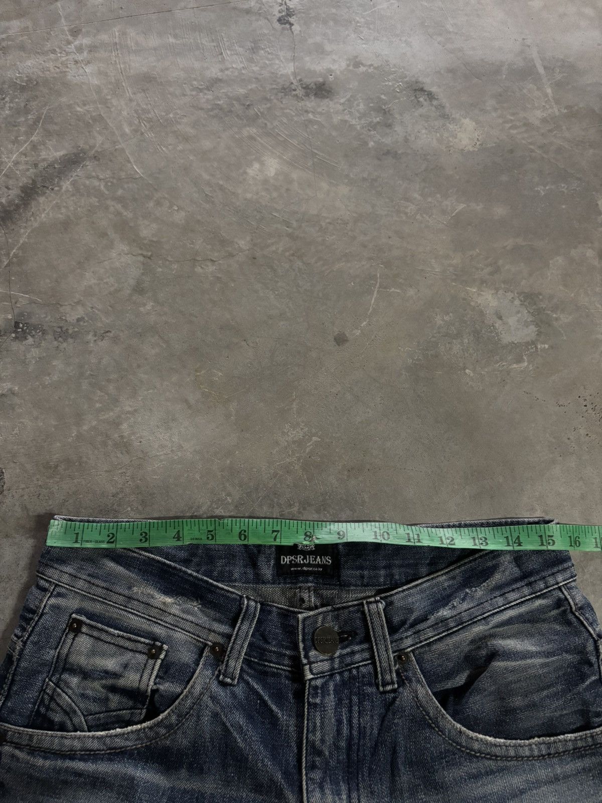 Japanese Brand DPSR JEANS DISTRESSED JAPANESE DENIM WASHED FADE PUNK GRUNGE Size US 32 / EU 48 - 18 Thumbnail