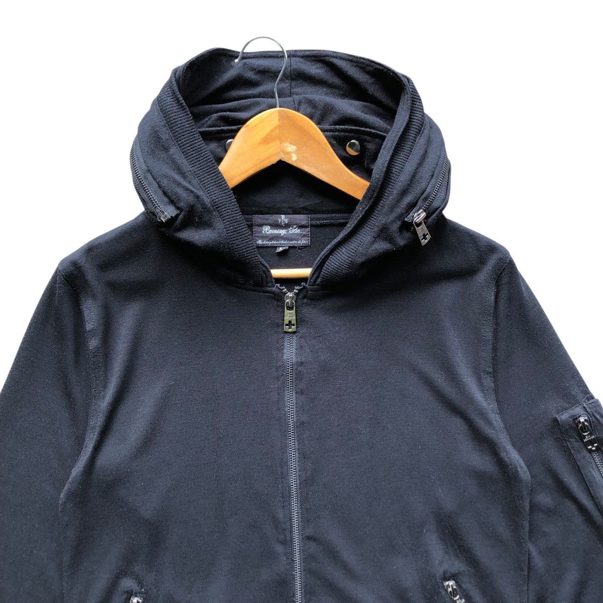 Tornado Mart 💥rare💥 2000s japanese BERNING SHO punk rock hooded jacket Size US L / EU 52-54 / 3 - 2 Thumbnail