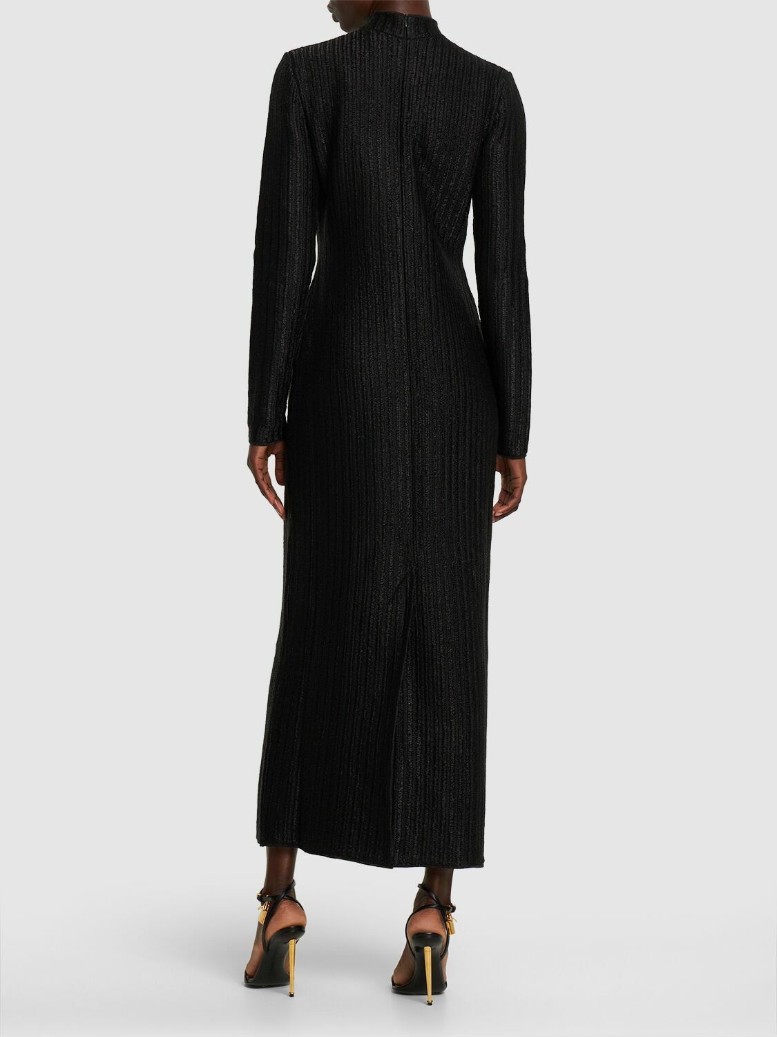Tom Ford o1y0126 Maxi Dress in Black Size XS / US 0-2 / IT 36-38 - 4 Thumbnail