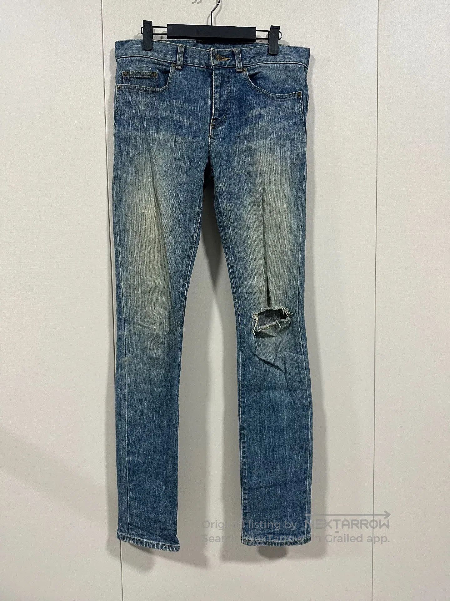 Hedi Slimane Saint Laurent 17FW D02 Extreme Skinny Jeans. Size US 29 - 1 Thumbnail
