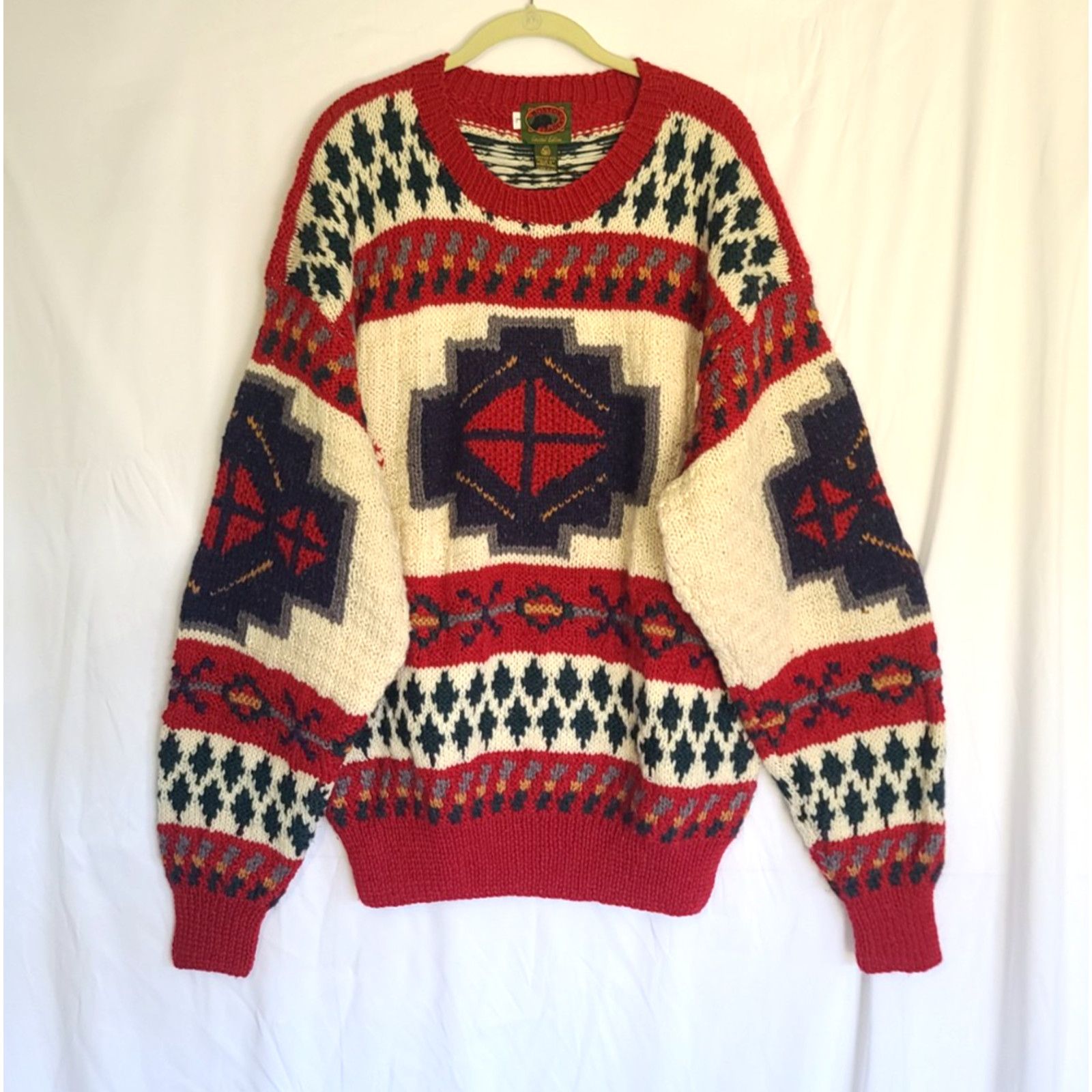Boston Traders Vintage Boston Traders Mens Limited Edition Wool Sweater L Size US L / EU 52-54 / 3 - 1 Thumbnail